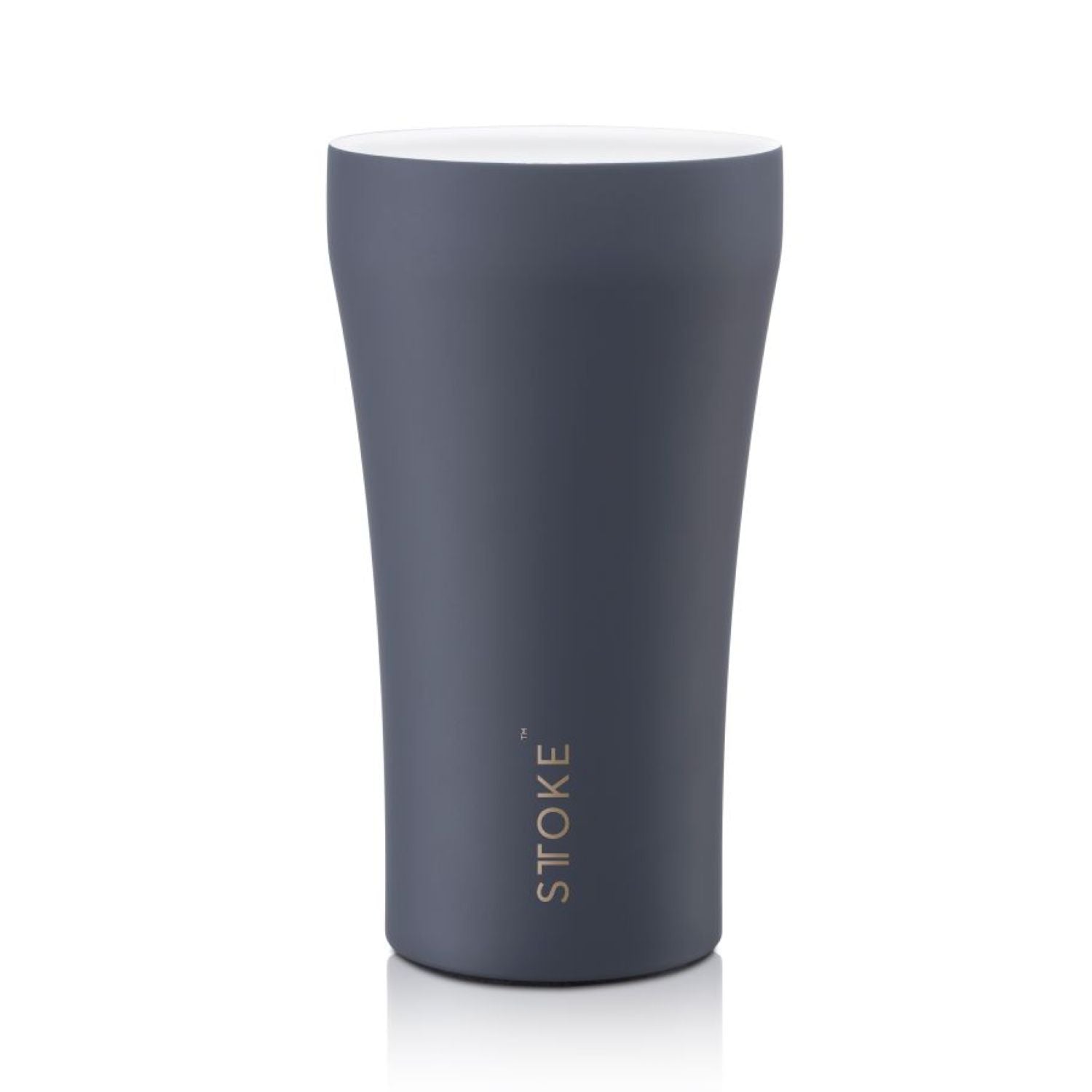 STTOKE Limited Edition Leakproof Ceramic Insulated Cup 12oz - Slated Grey