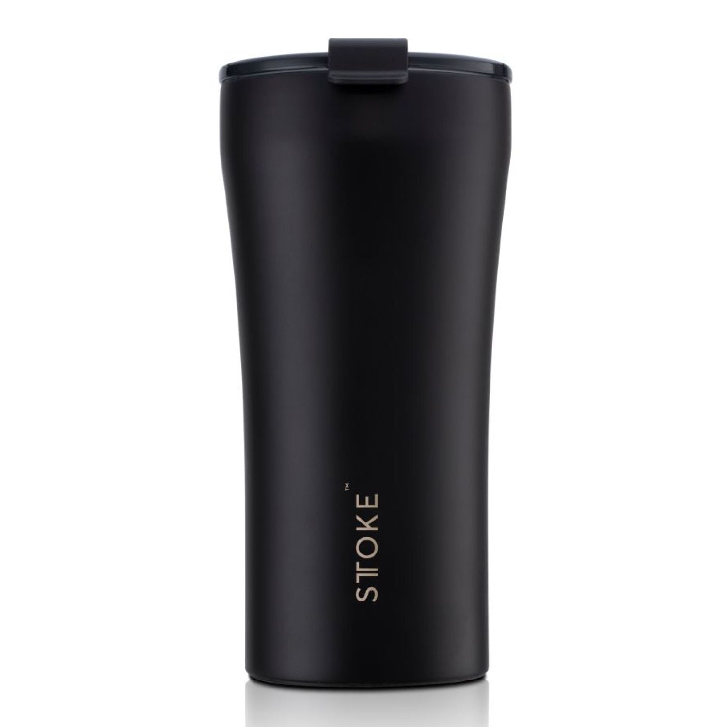 STTOKE Limited Edition Leakproof Ceramic Insulated Cup 16oz - Midnight Black