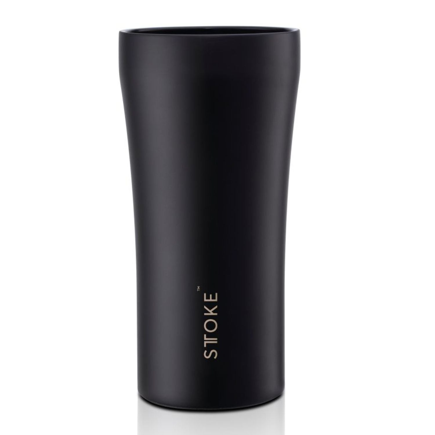 STTOKE Limited Edition Leakproof Ceramic Insulated Cup 16oz - Midnight Black