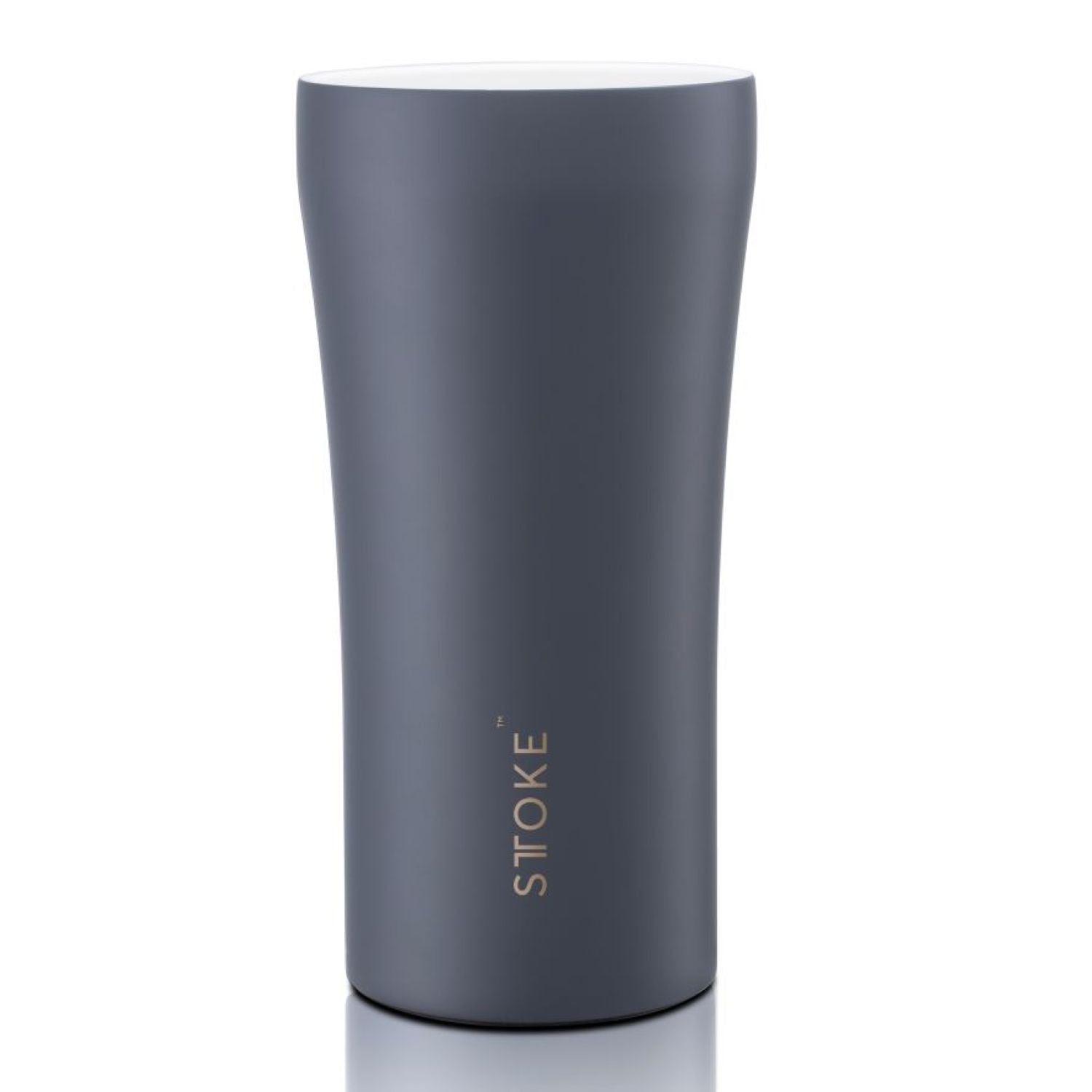 STTOKE Limited Edition Leakproof Ceramic Insulated Cup 16oz - Slated Grey