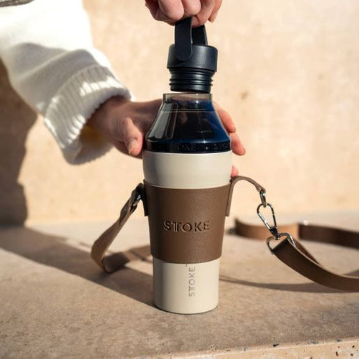 STTOKE Leakproof Ceramic Insulated Cup 12oz - Unicorn Blue