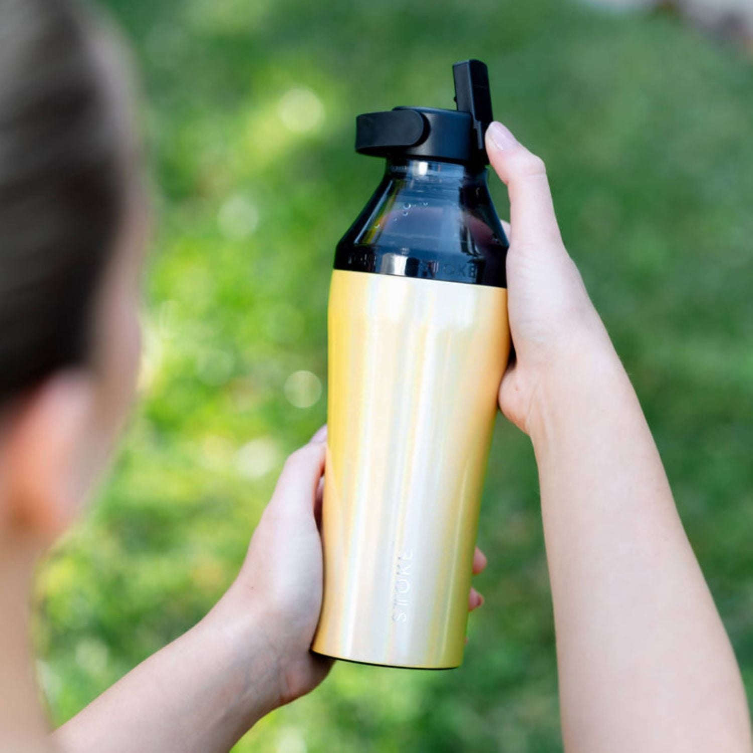 STTOKE Leakproof Ceramic Insulated Cup 12oz - Unicorn Yellow