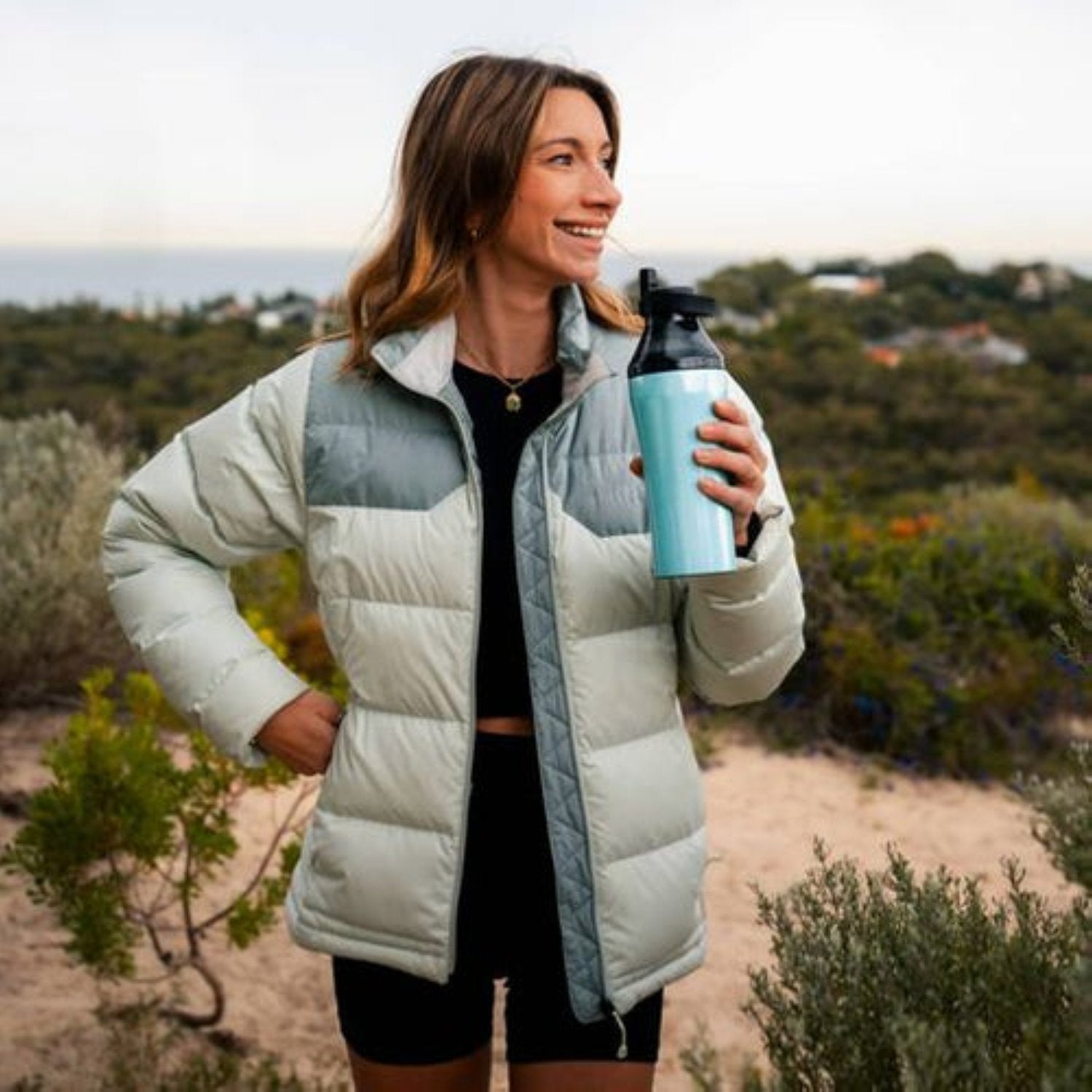 STTOKE Leakproof Ceramic Insulated Cup 16oz - Unicorn Blue