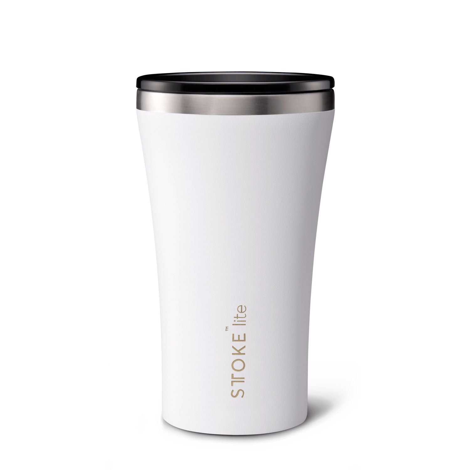 STTOKE Lite Insulated Cup 12oz - Frost White