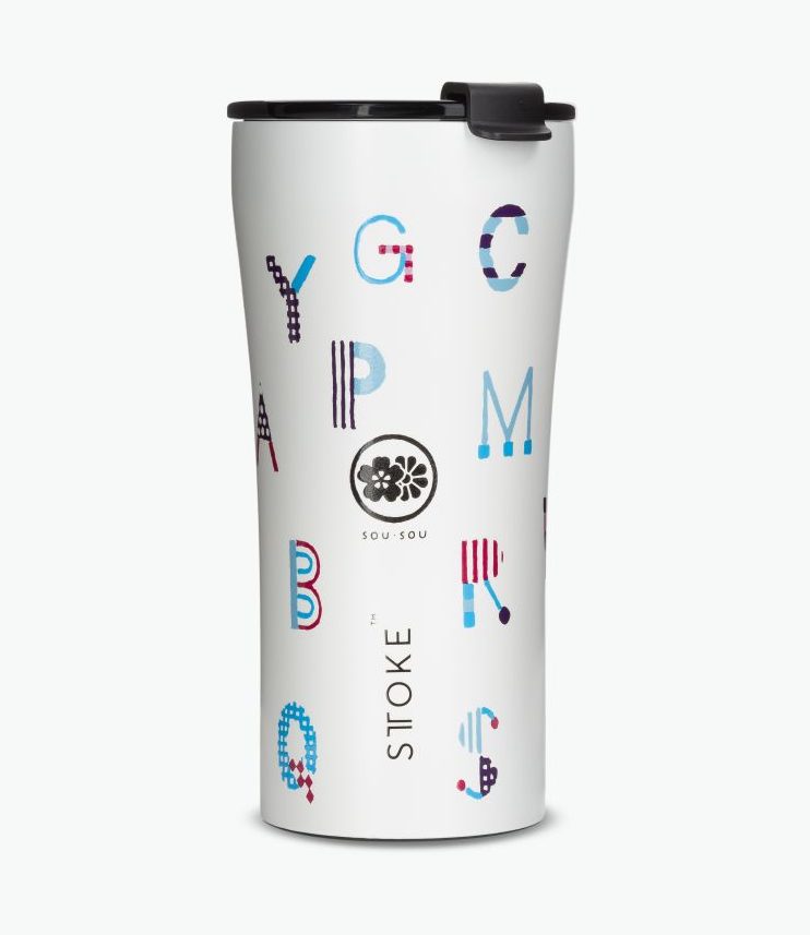 STTOKE x SOU•SOU Leakproof Ceramic Insulated Cup 16oz - Alpha