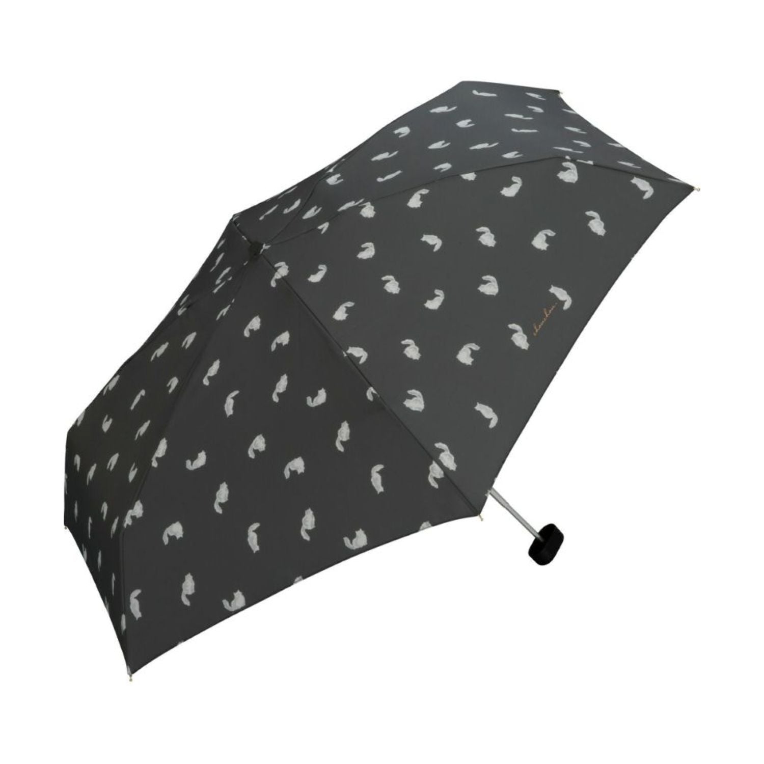WPC Basic UV Protection Umbrella 50cm - Cats (Charcoal)