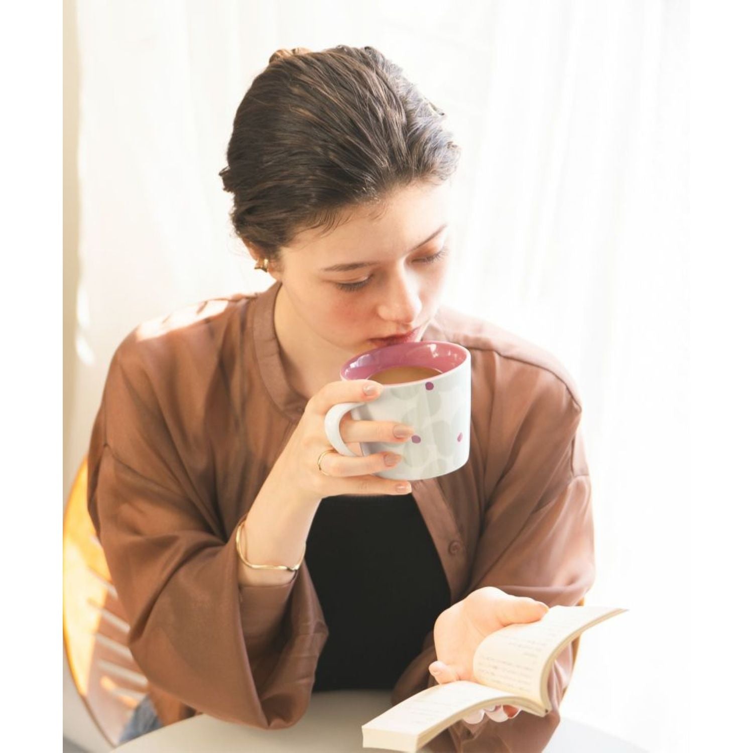 WPC Ceramic Mug 400ml (Flower Parade Yellow)