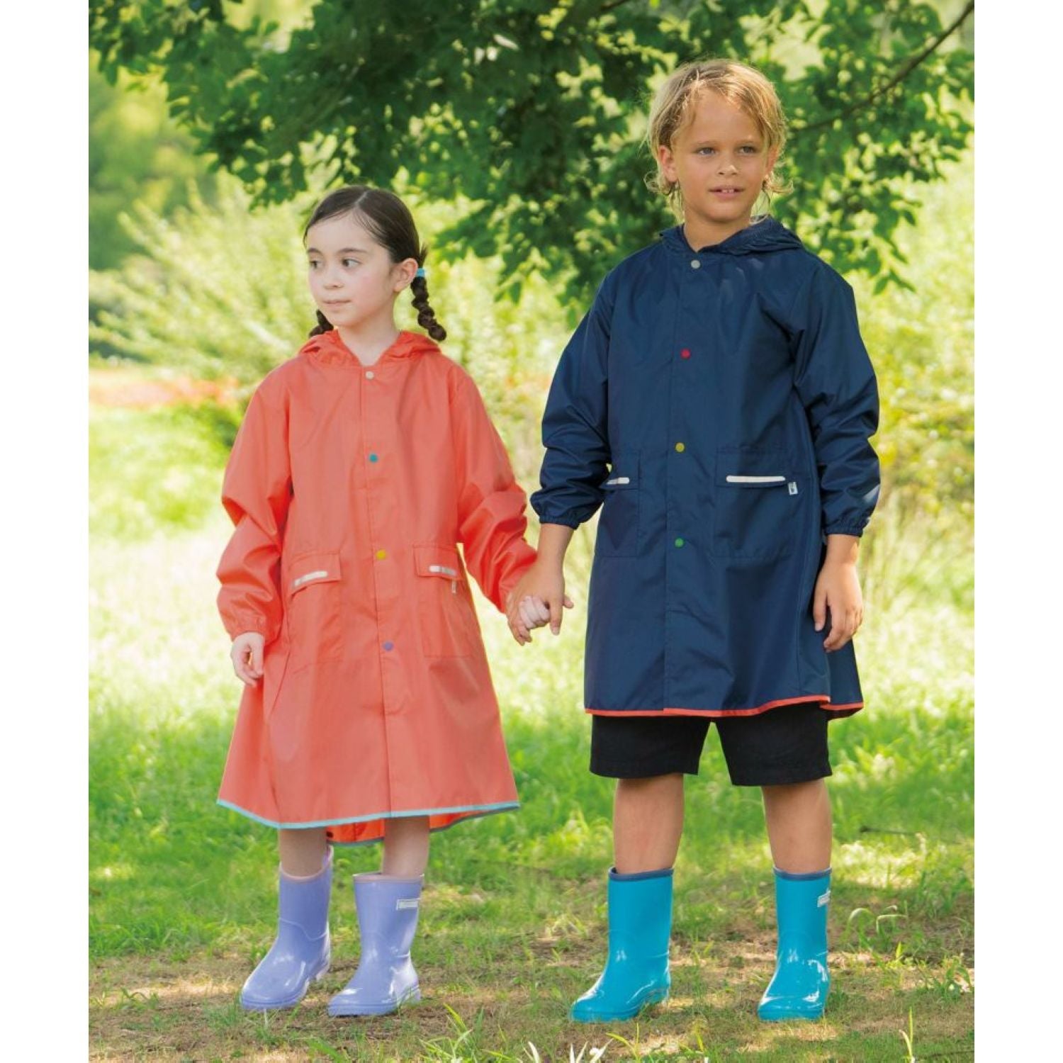 WPC Kids Rain Coat Large (120cm-140cm) (Pink)
