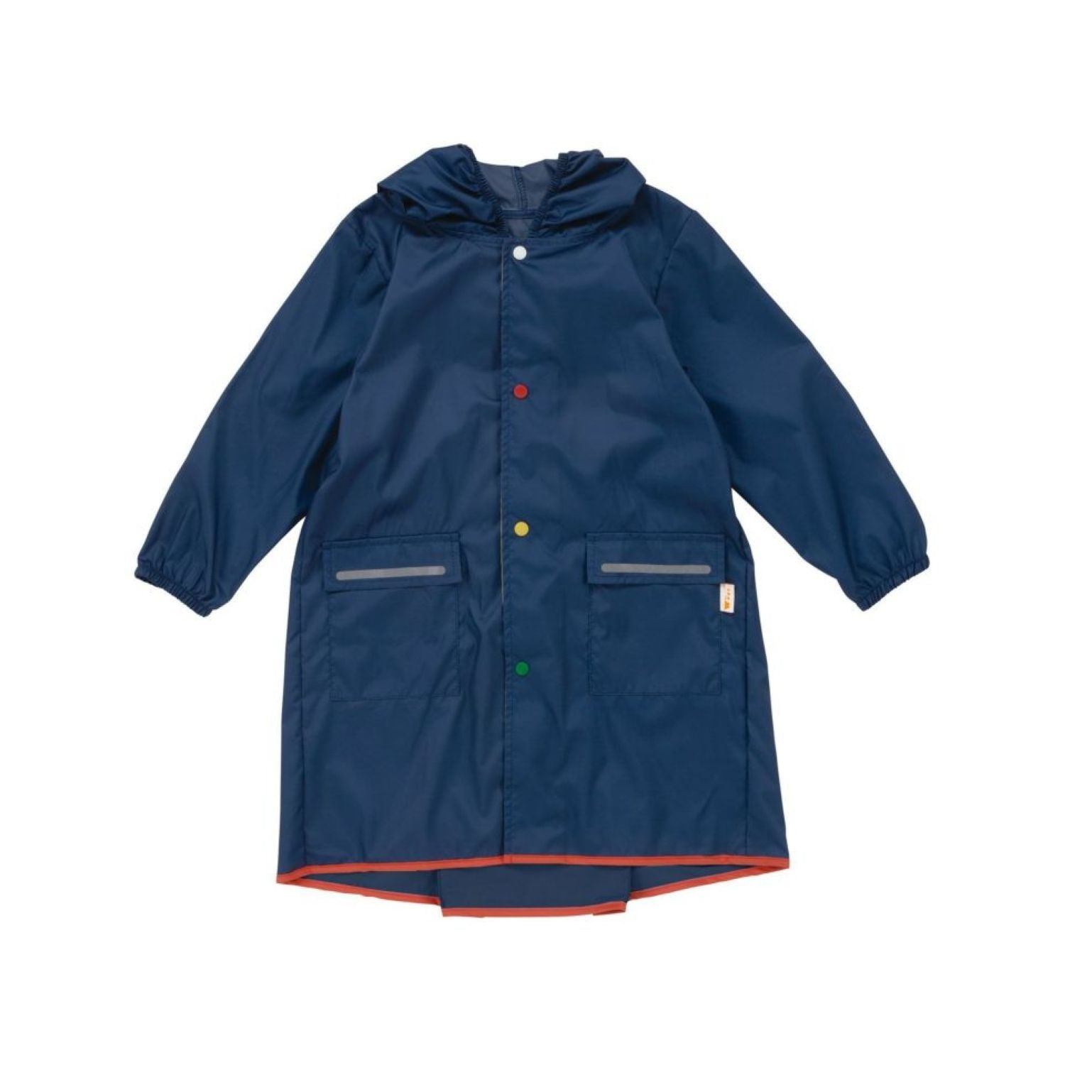 WPC Kids Rain Coat Medium (100cm-120cm) (Navy)
