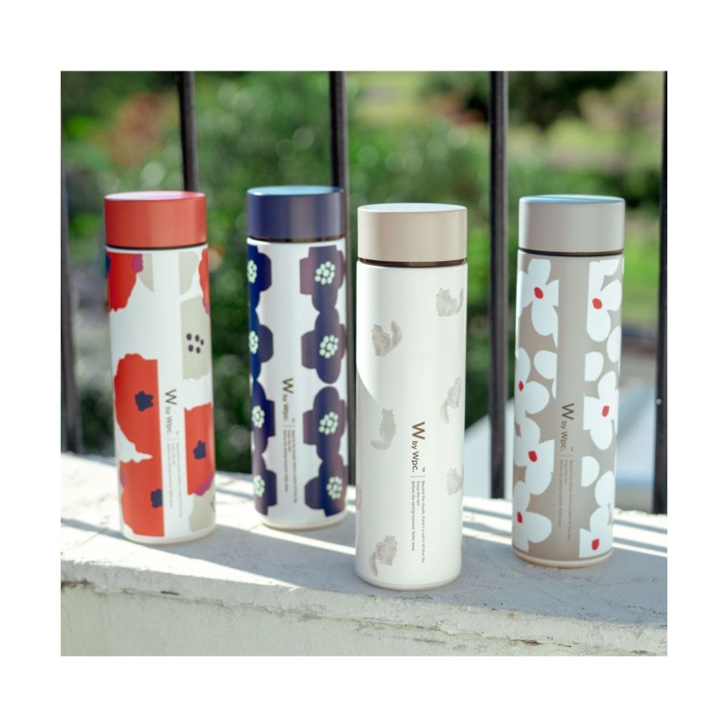 WPC Stainless Steel Bottle 450ml (Peony Red)