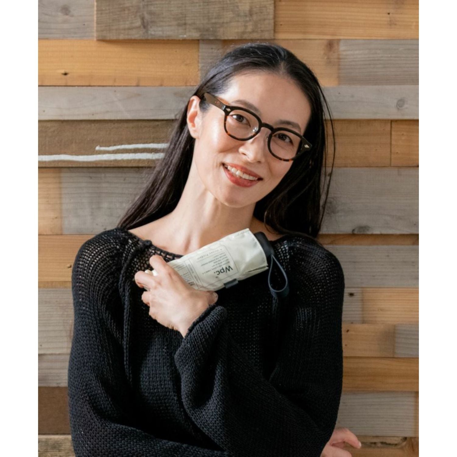 WPC UX Compact Tiny UV Protection Folding Umbrella 55cm (Off White)