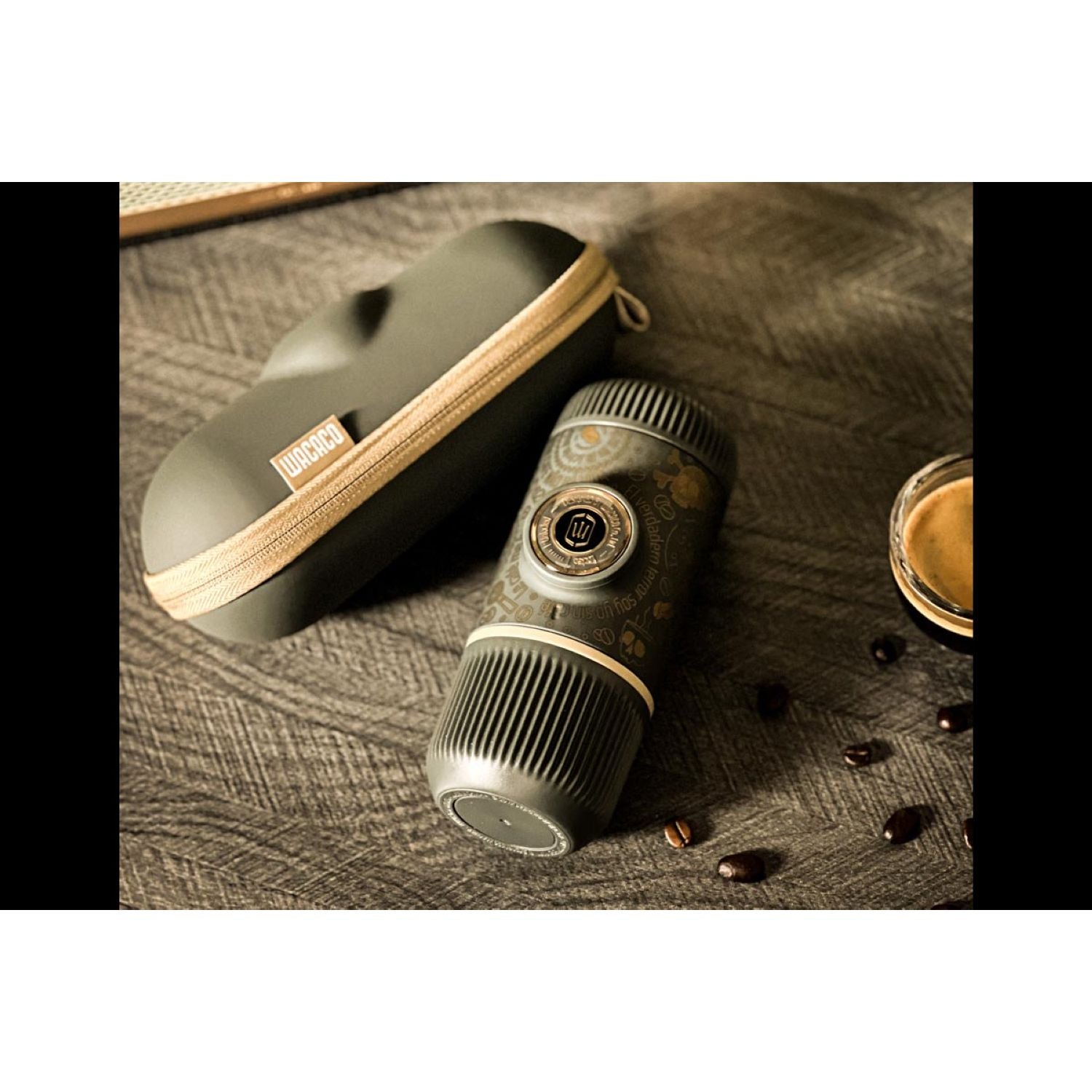 Wacaco Nanopresso Dark Soul + Case Espresso Coffee Maker - Grey