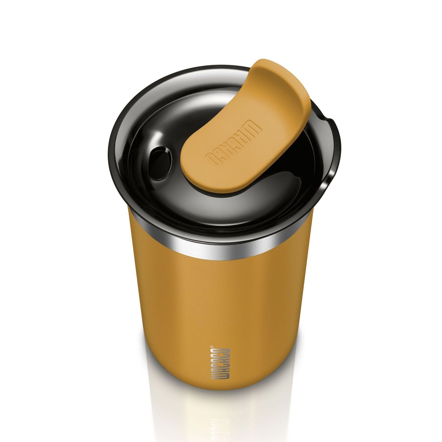Wacaco Octaroma Lungo (300ML) Insulated Coffee Mug - Yellow