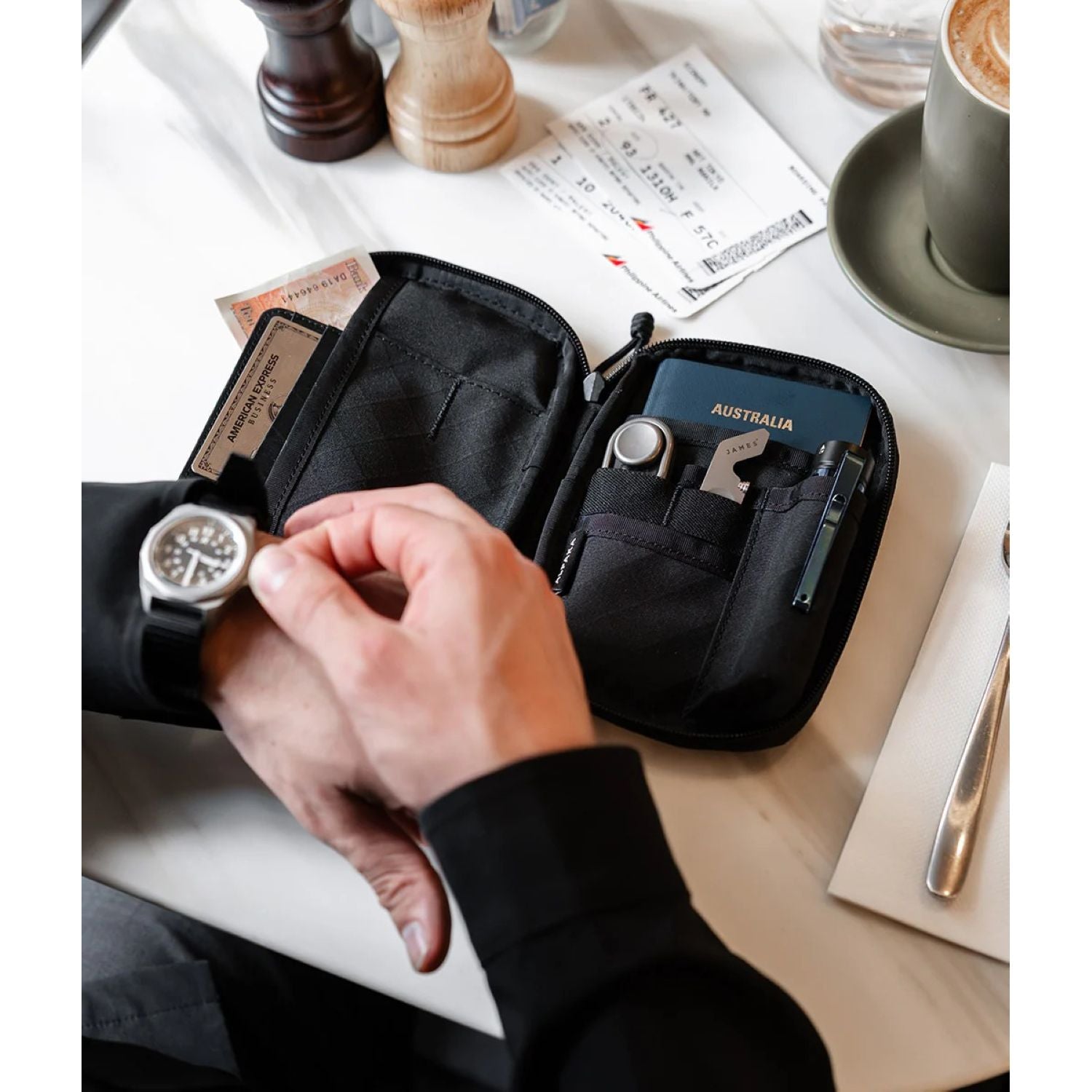 ALPAKA Admin Pouch Pro Axogrid 300D (Black)