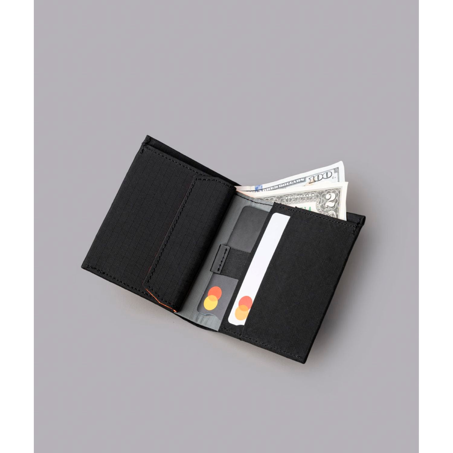 ALPAKA ARK Bifold Coin Wallet Axogrid 210D (Black)