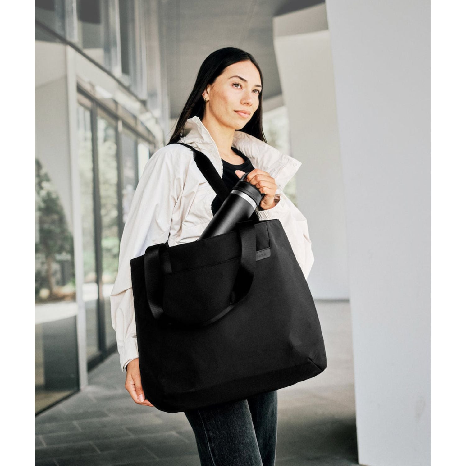 ALPAKA Elements Tote Bag (L) Axoflux 210D (Black/Grey)