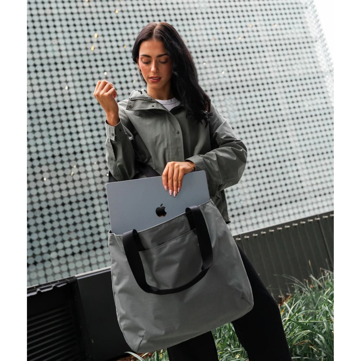 ALPAKA Elements Tote Bag (L) Axoflux 210D (Grey/Grey)