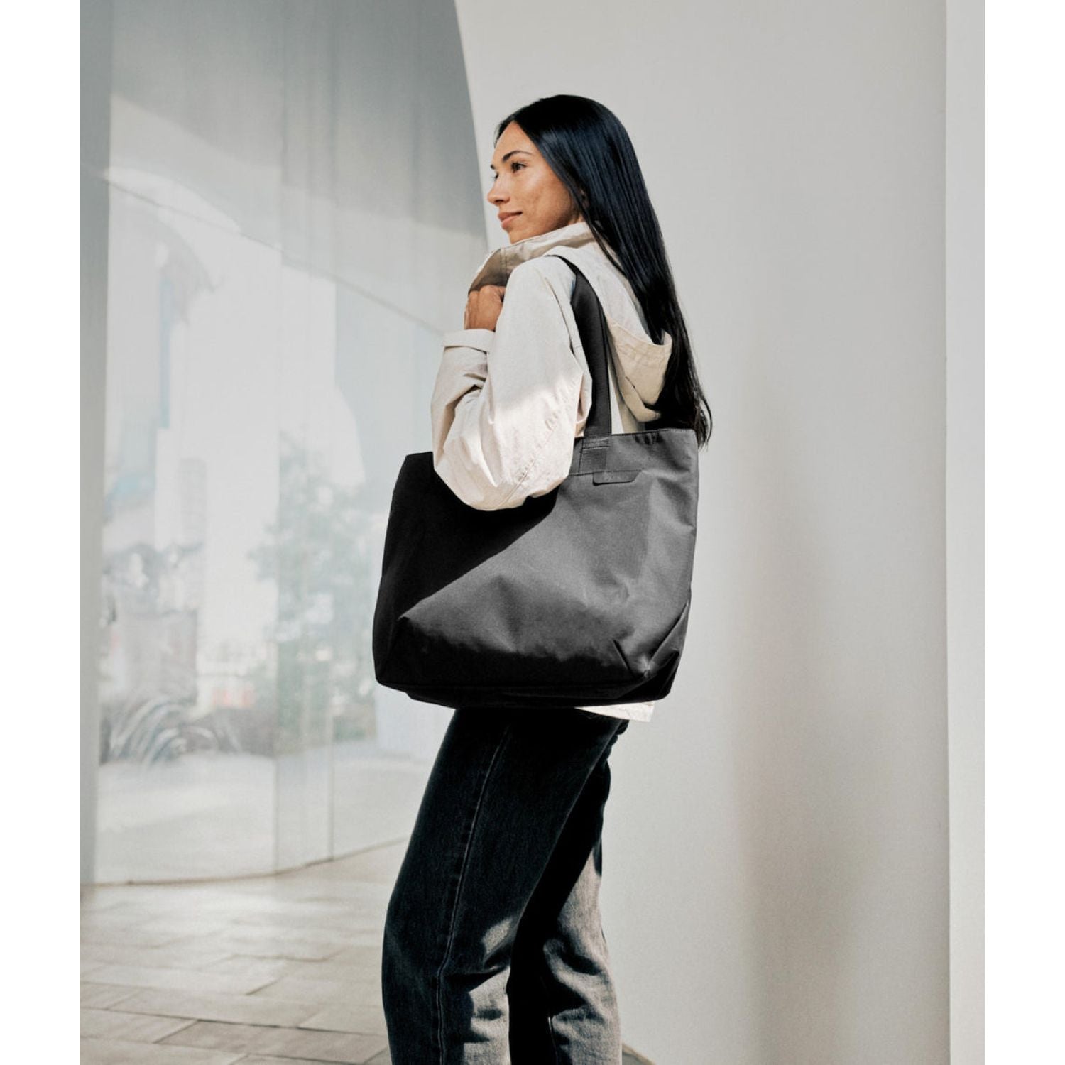 ALPAKA Elements Tote Bag (M) Axoflux 210D (Black/Grey)