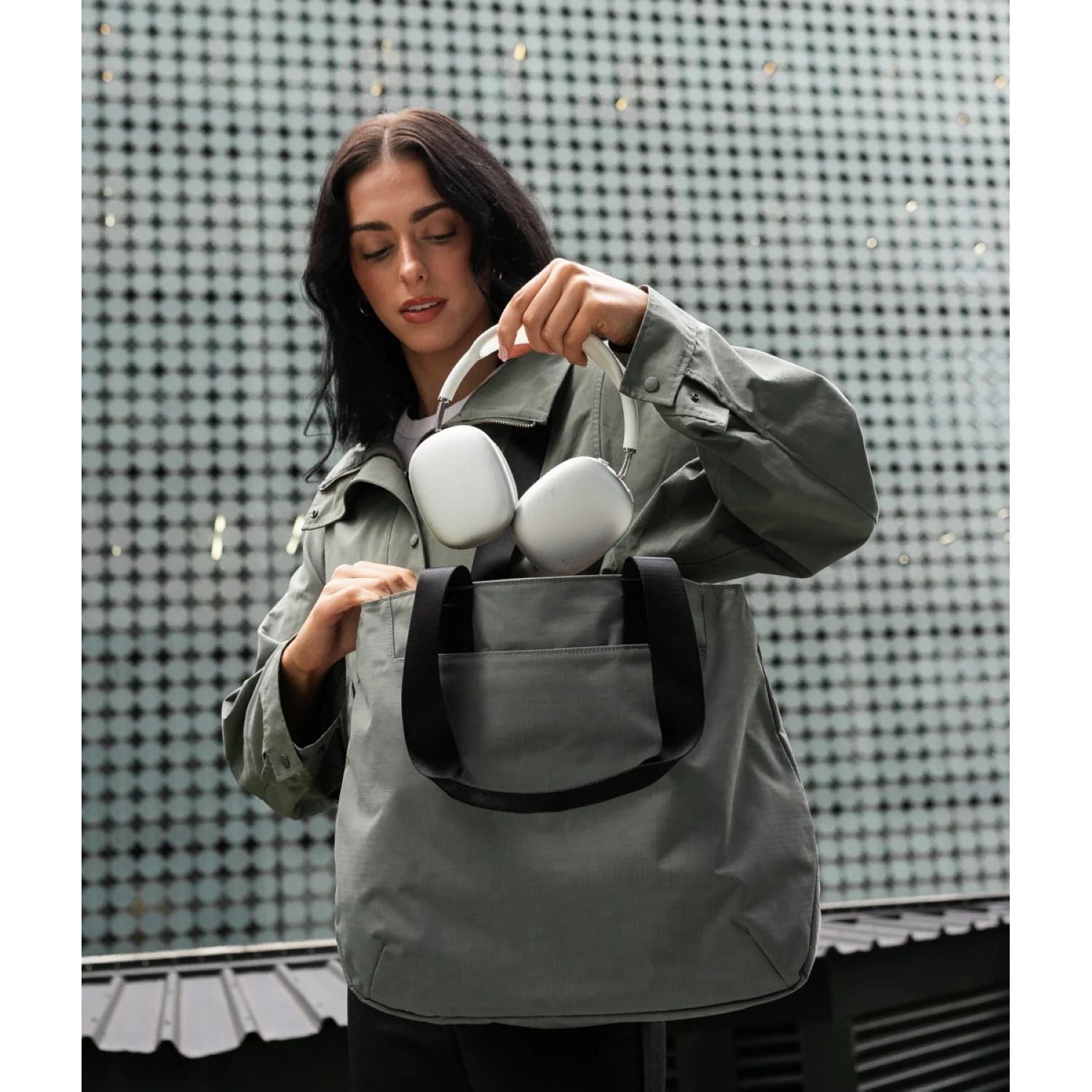 ALPAKA Elements Tote Bag (M) Axoflux 210D (Grey/Grey)