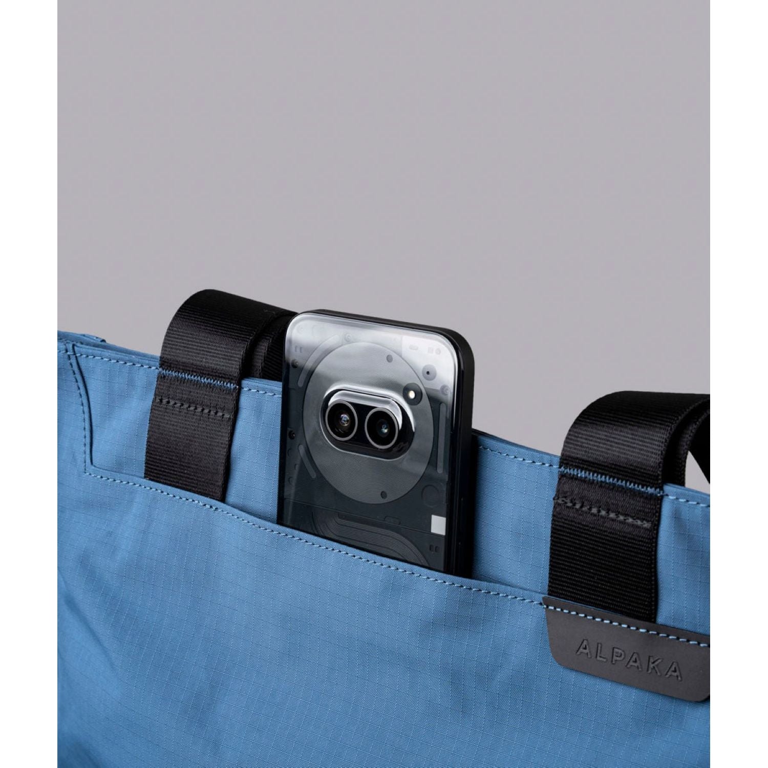 ALPAKA Elements Tote Bag (S) Axoflux 210D (Blue/Grey)