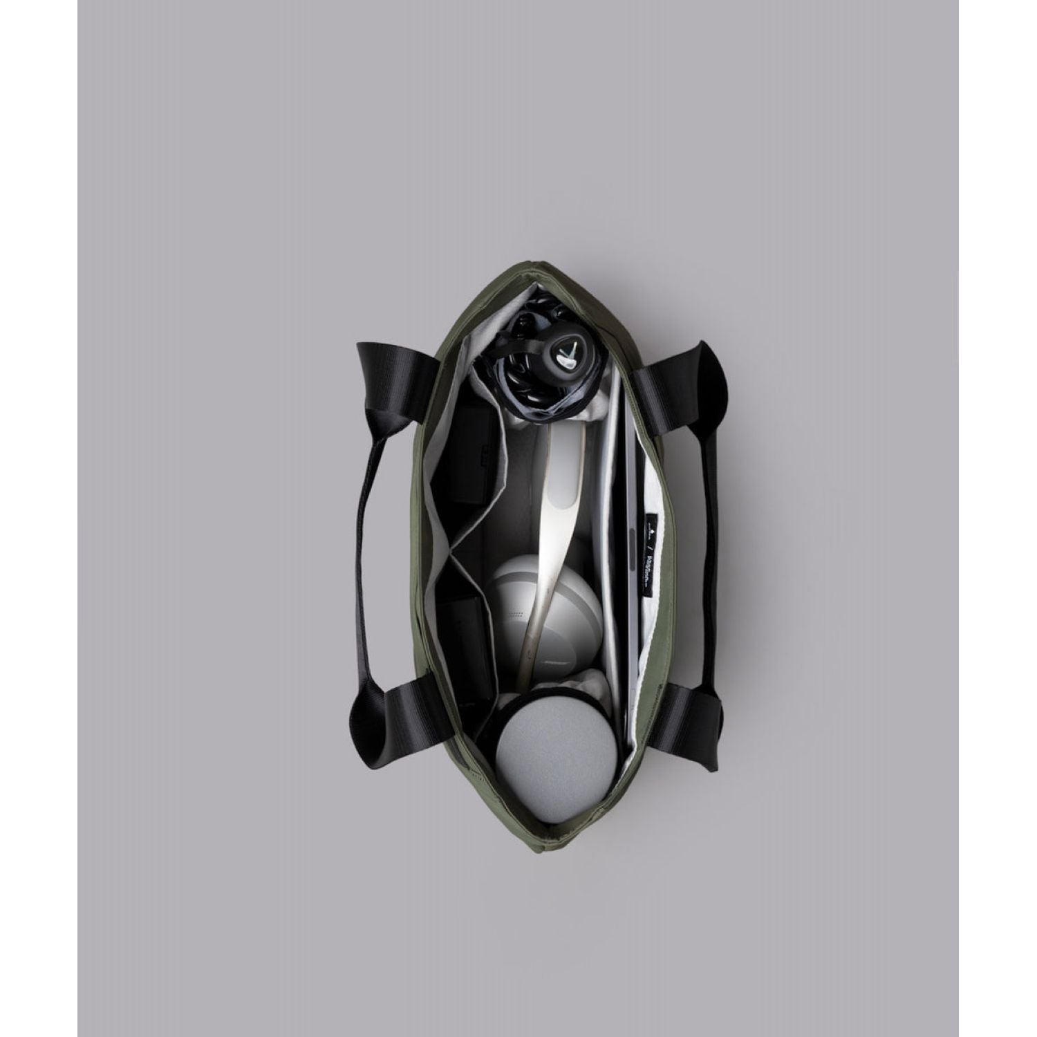 ALPAKA Elements Tote Bag (S) Axoflux 210D (Green/Grey)