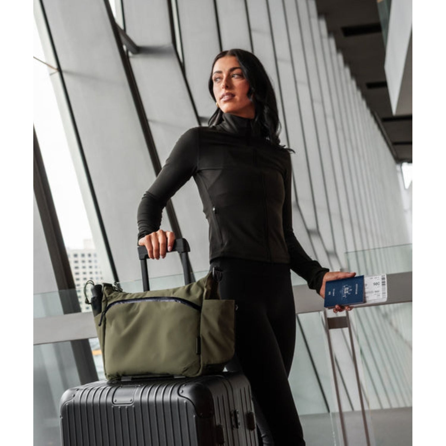 ALPAKA Flight Satchel Axoflux 210D (Green)