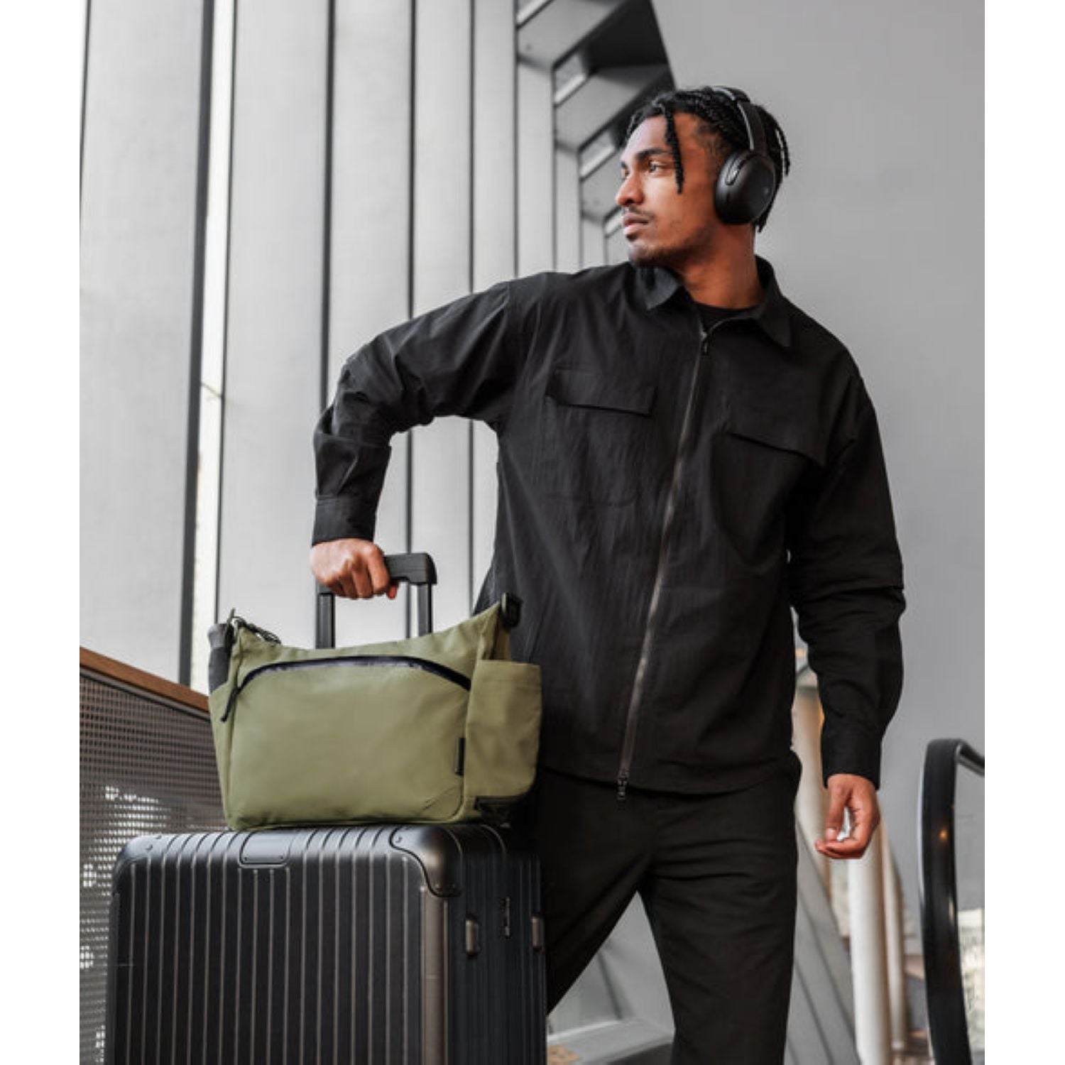 ALPAKA Flight Satchel Axoflux 210D (Green)