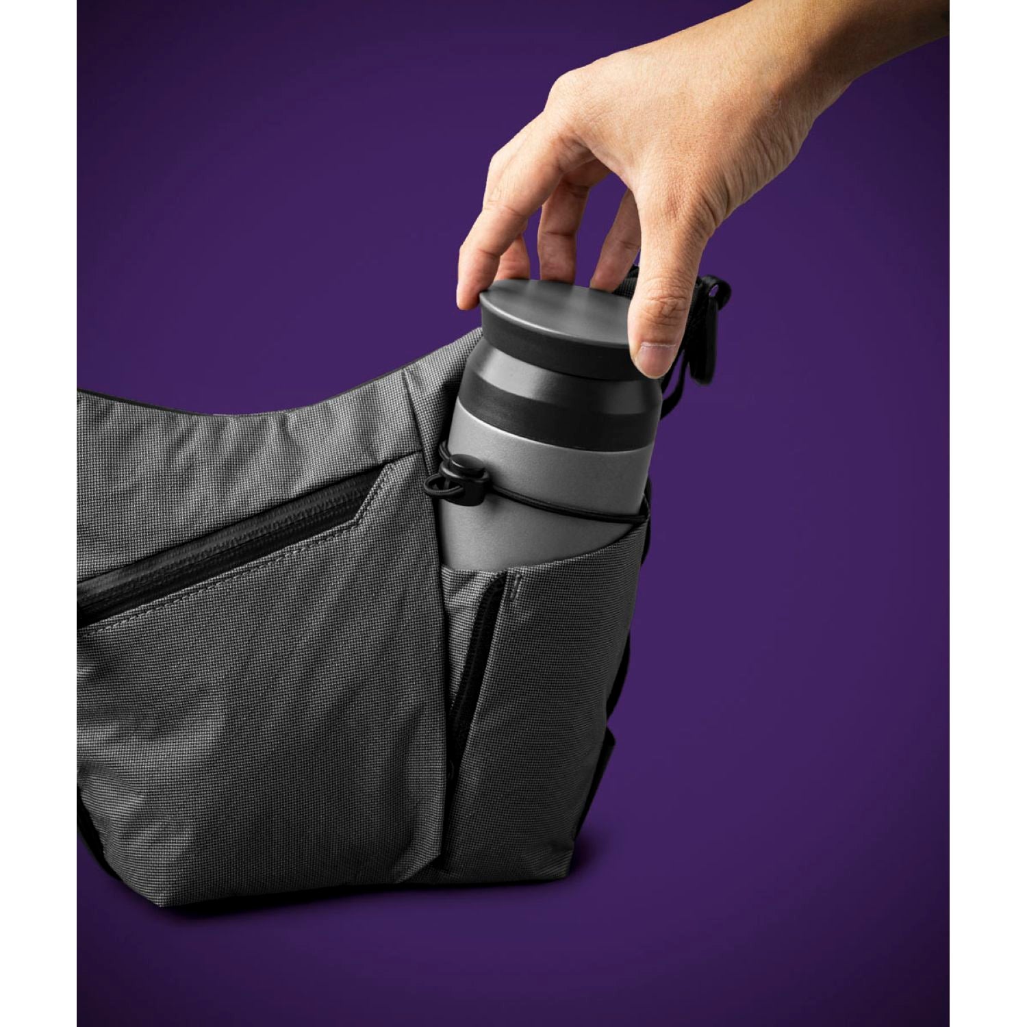 ALPAKA Flow Satchel Cyber Edition 2L Axogrid 100D Apex (Grey)