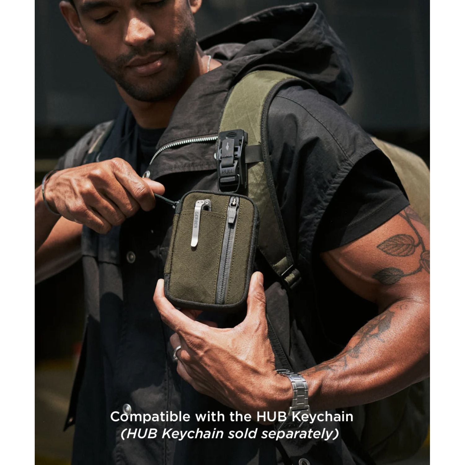 ALPAKA Hub Pouch Pro Axogrid 300D (Army Green)