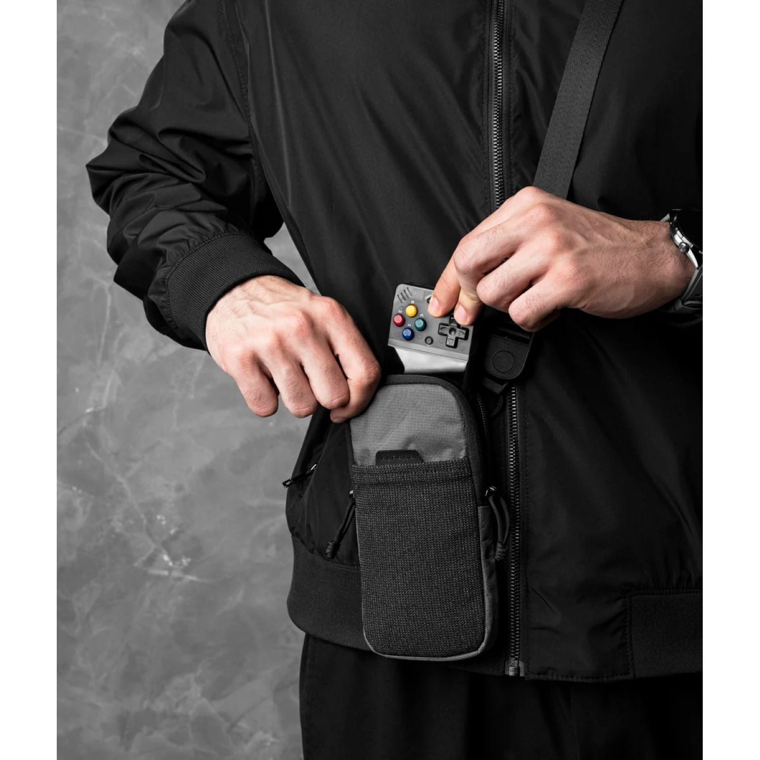 ALPAKA Modular Shoulder Pocket Slim Ultradyne 100D (Grey)