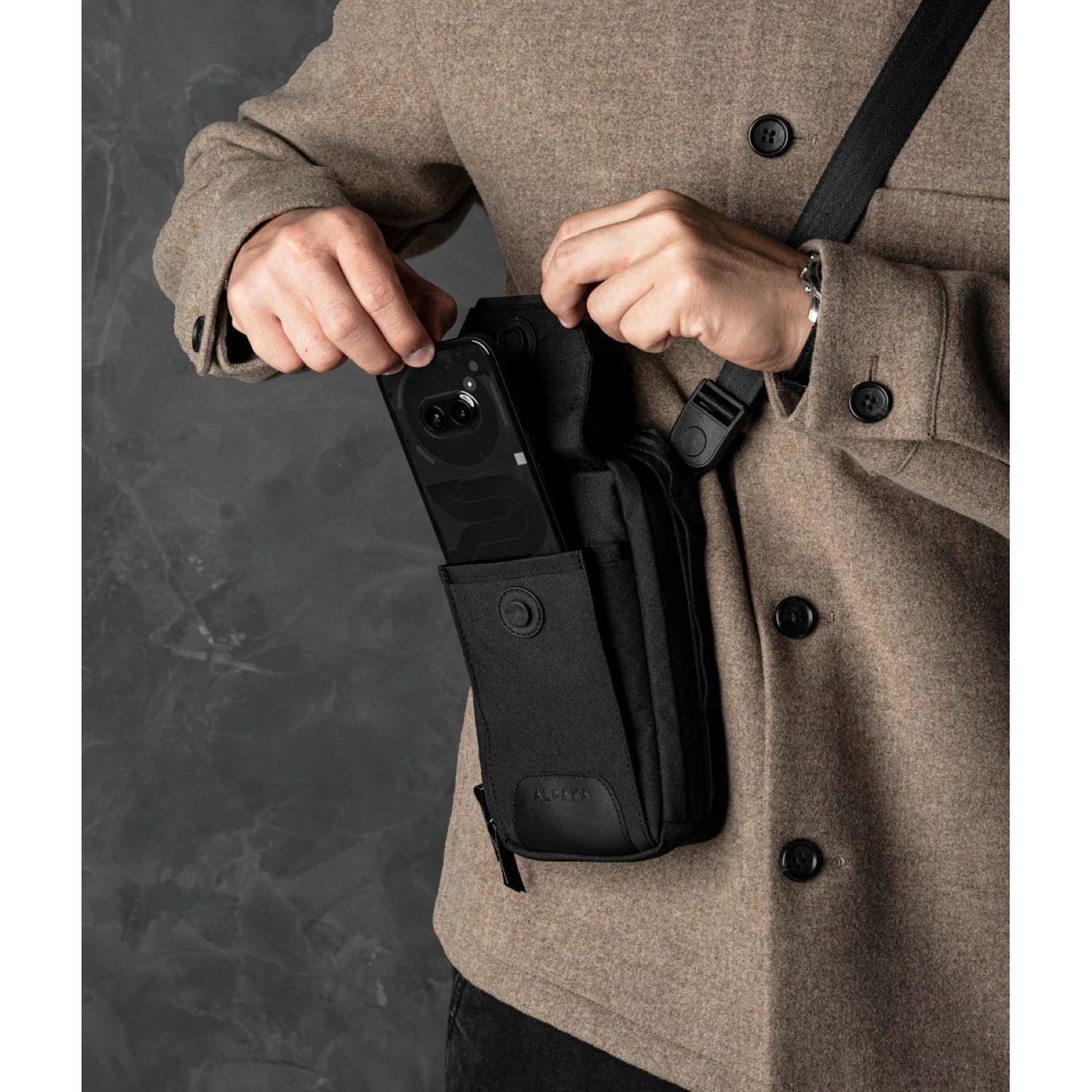 ALPAKA Modular Sling V2 Axogrid 300D (Black)