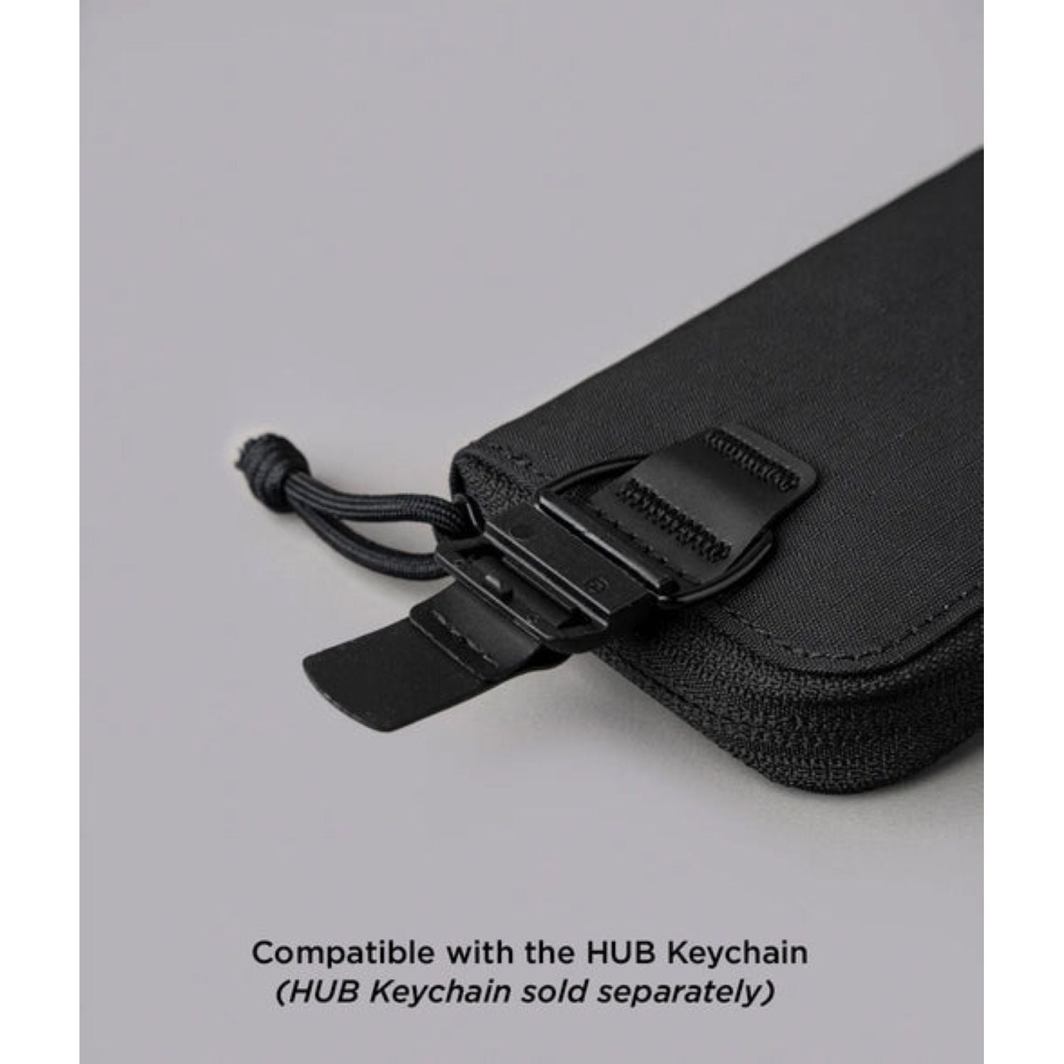 ALPAKA Zip Coin Wallet Axogrid 210D (Black)