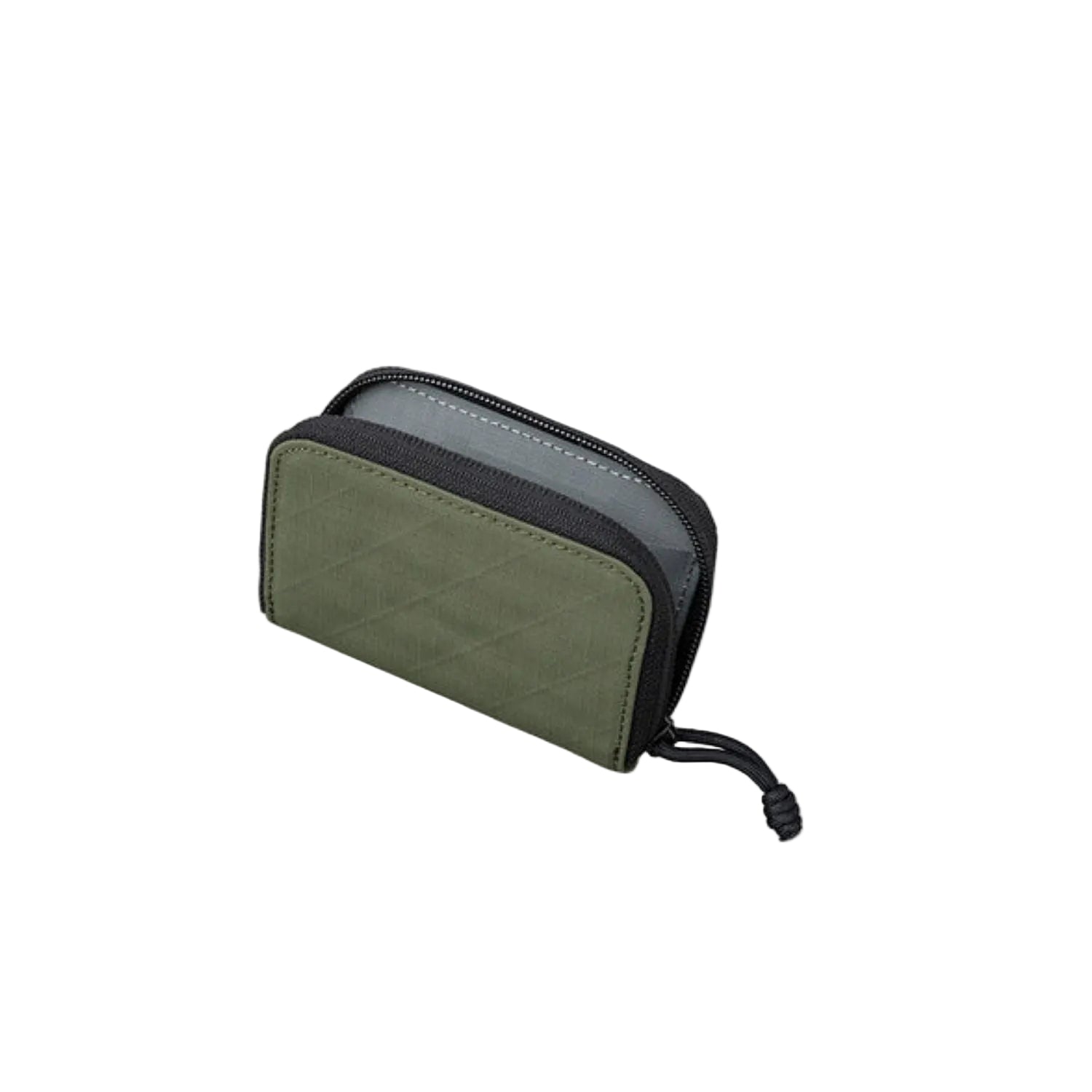 ALPAKA Zip Coin Wallet Axogrid 210D (Green)