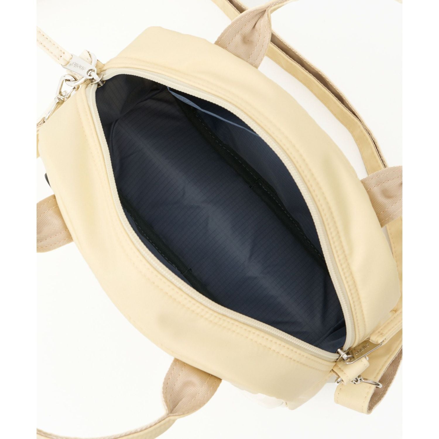 Anello Alf 2Way Mini Boston Bag (Ivory)