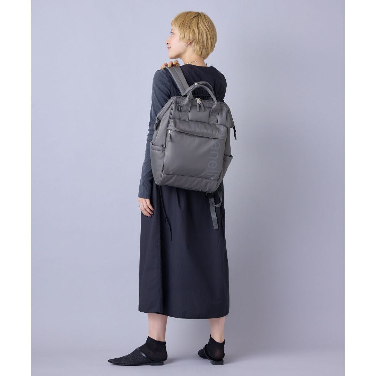 Anello Alf Kuchigane Backpack R (Grey)