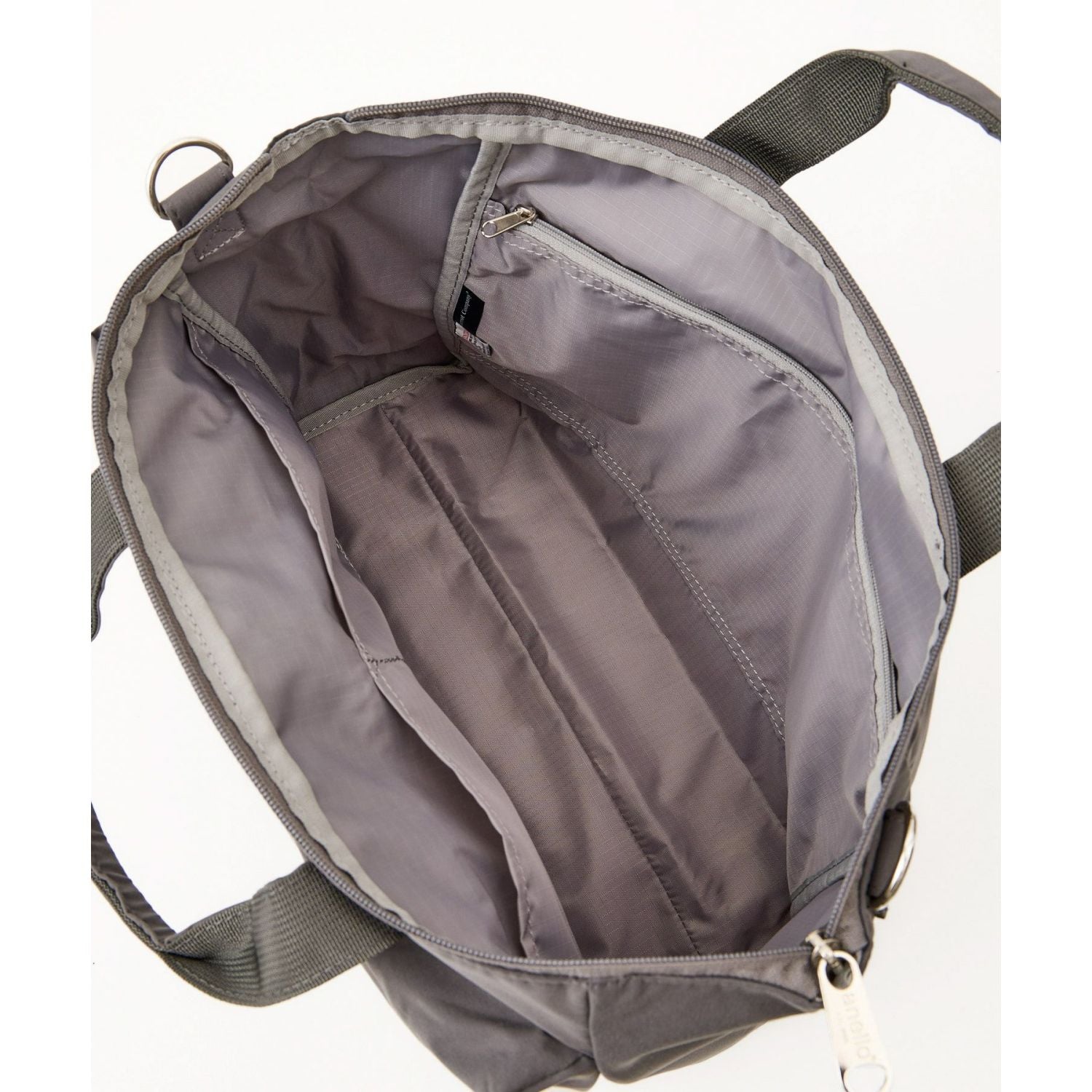 Anello Circle 2Way Tote Bag (Grey)