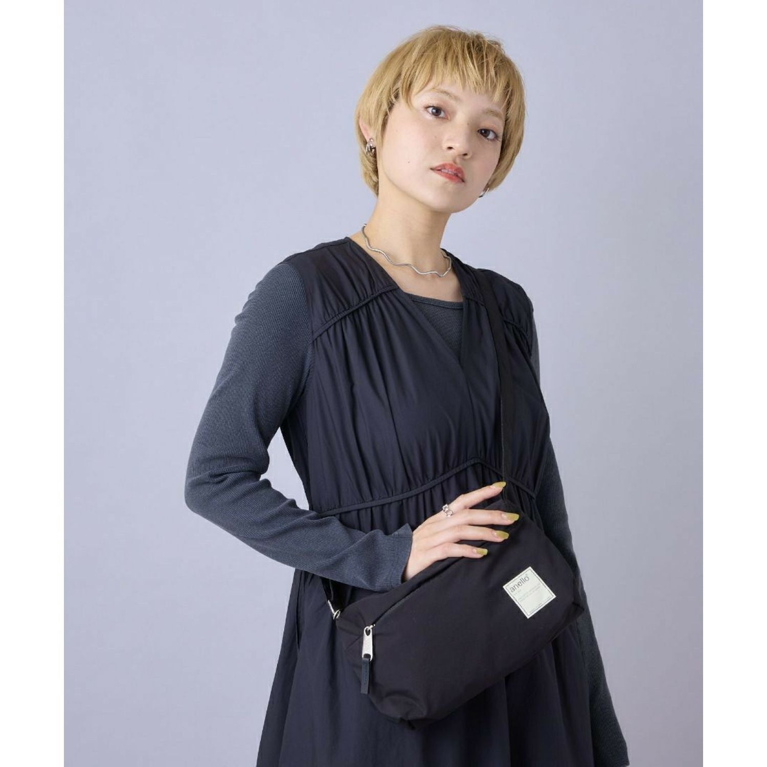 Anello Circle Mini Shoulder Bag (Lavender)