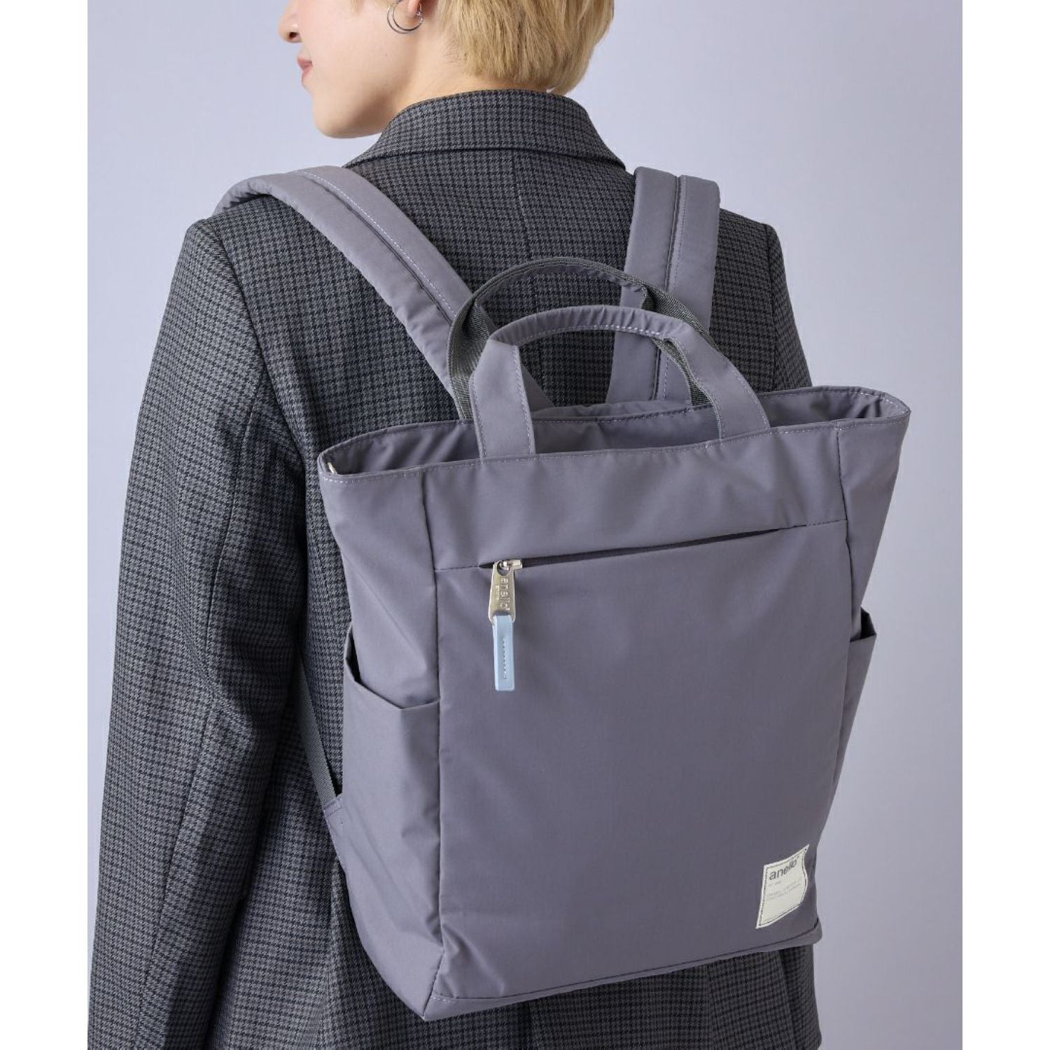 Anello Circle Tote Backpack (Lavender)