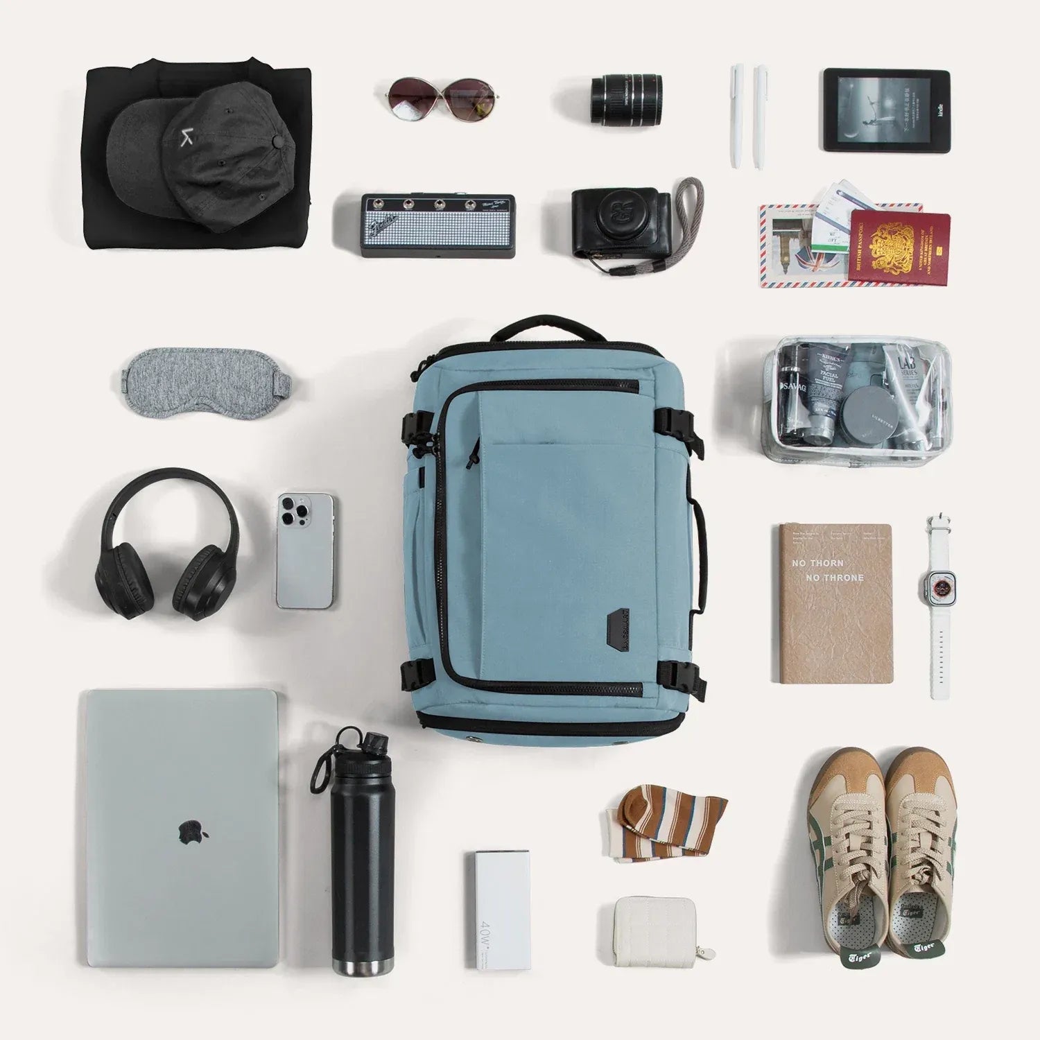 Bagsmart Blast Quick Access Carry On Travel Backpack Extended 38L (Arona)