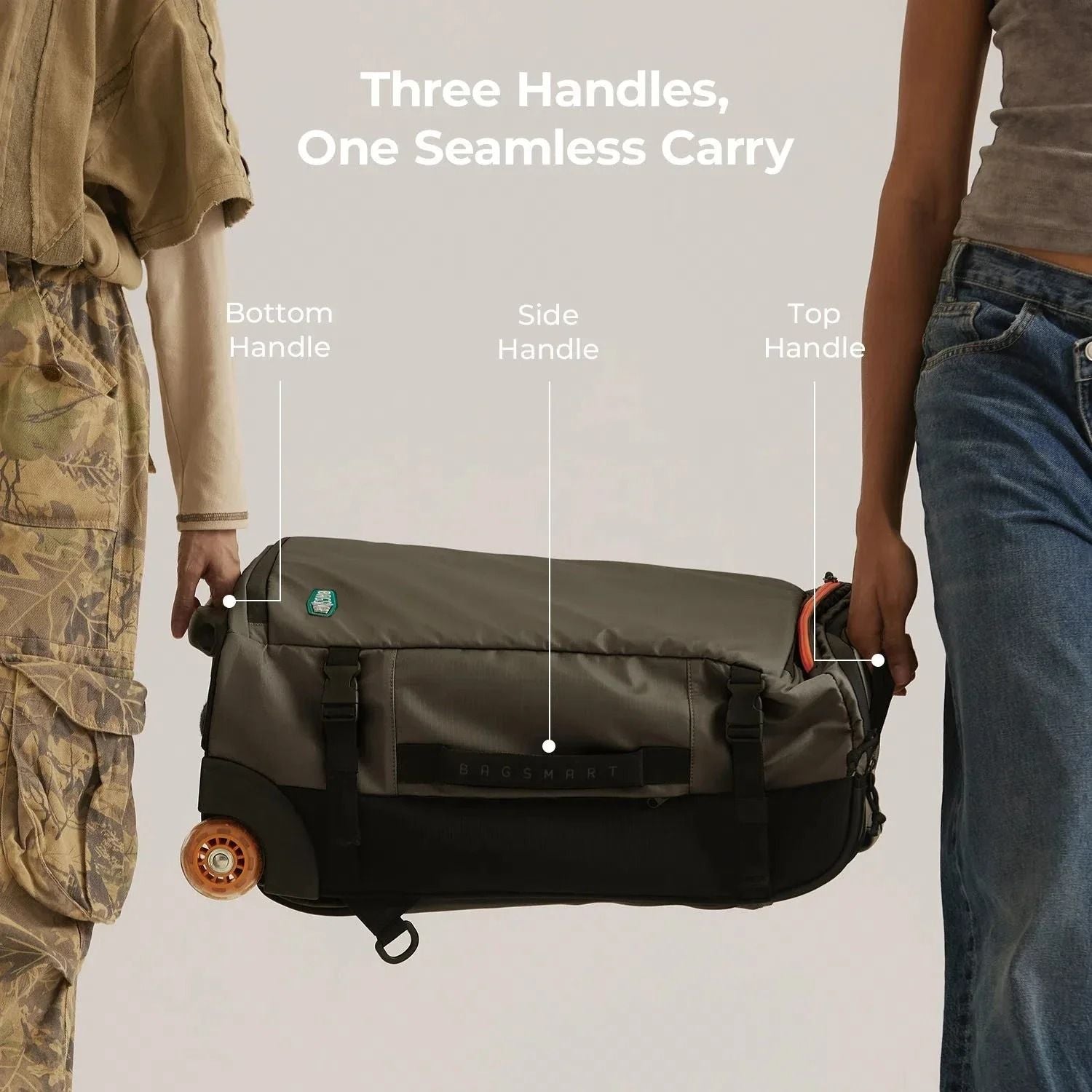 Bagsmart Blast Roller Backpack 43L (Cedar)