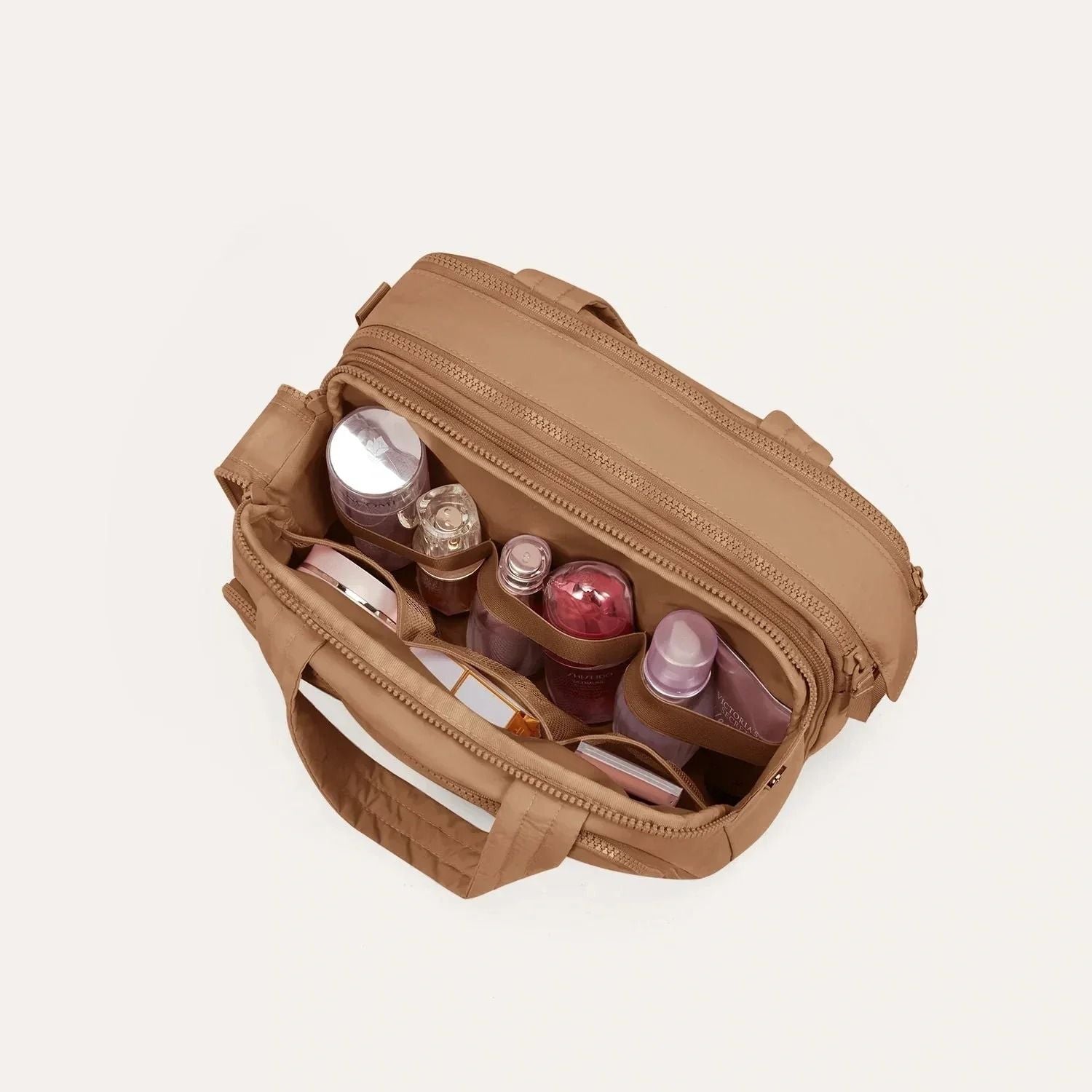 Bagsmart Crush Hanging Toiletry Bag (Brown)