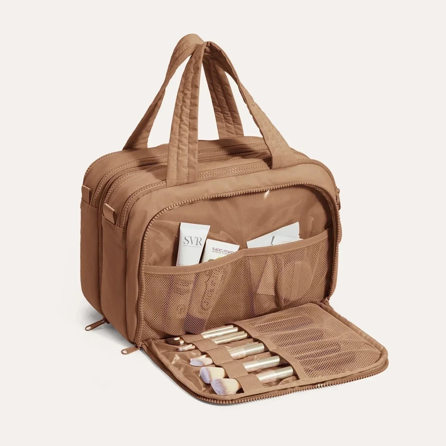 Bagsmart Crush Hanging Toiletry Bag (Brown)