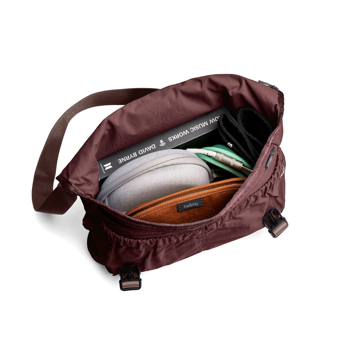 Bellroy Cinch Messenger Bag - Burgundy