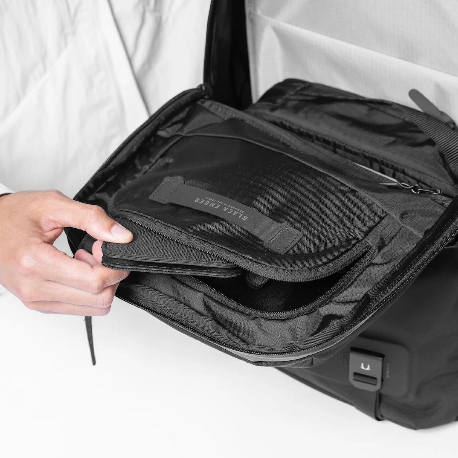 Black Ember Citadel H2 Laptop Backpack Embertex PFAS Free 25L - Jet Black