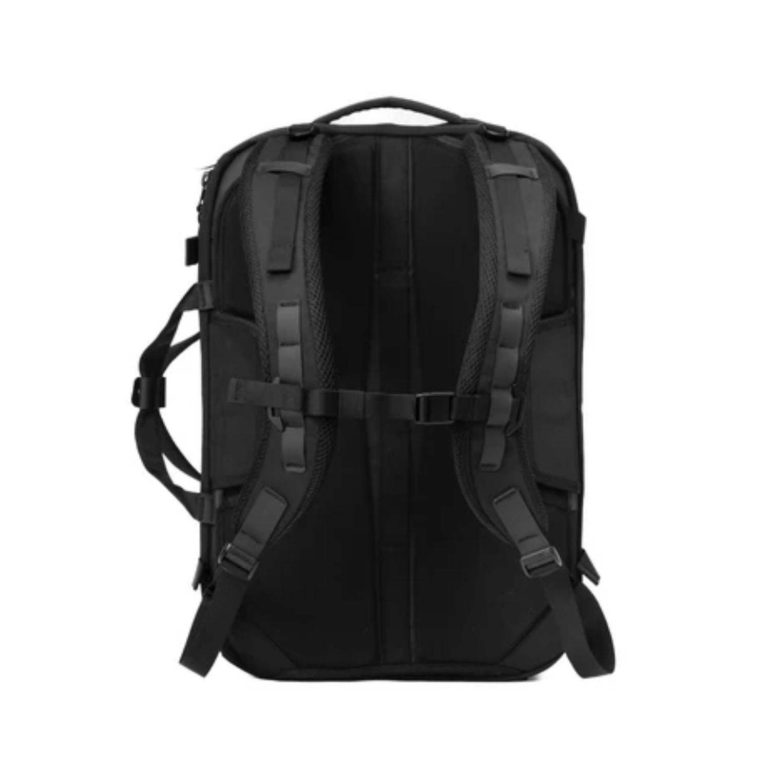 Black Ember Forge Convertible Travel Backpack Embertex Pfas Free 30-40L - Jet Black