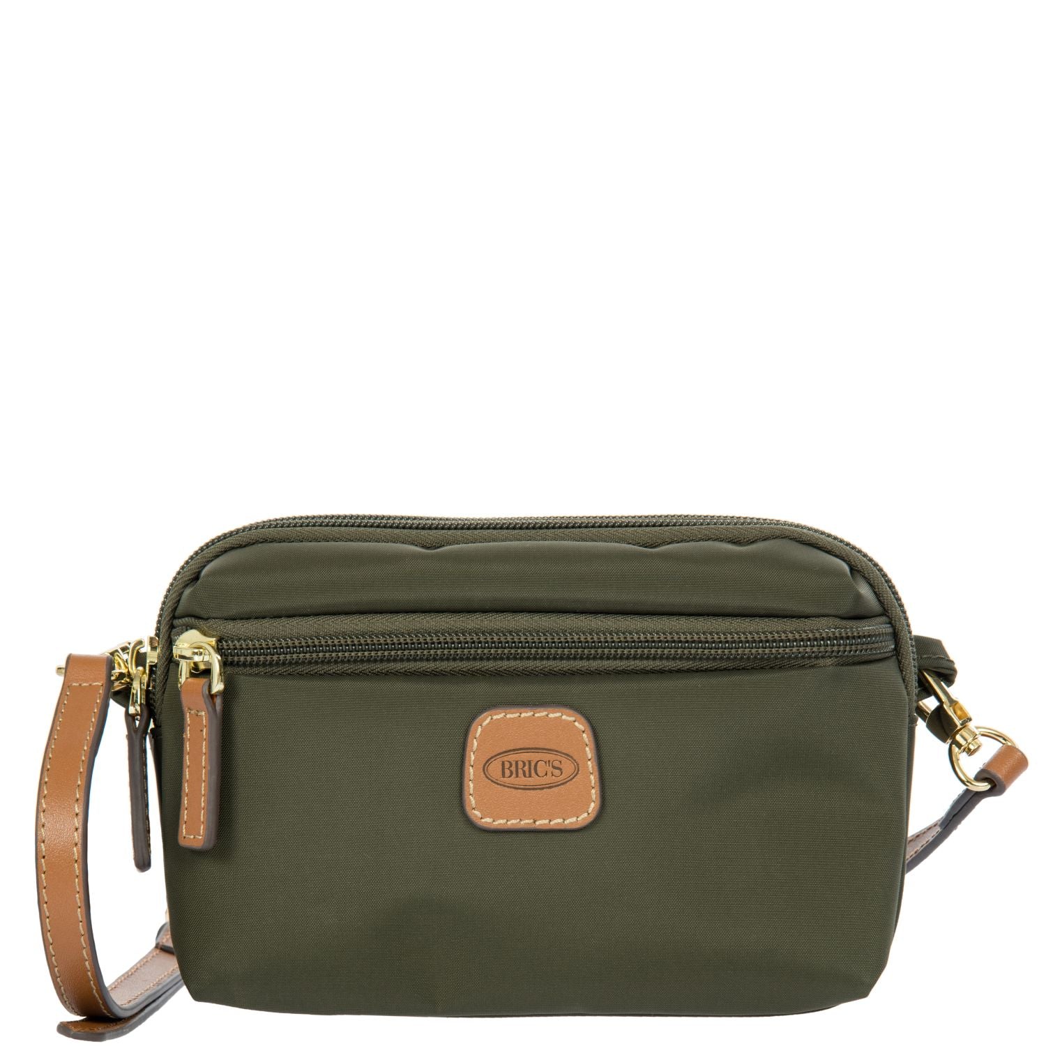 BRIC'S Small Travel Shoulder Bag (Olive)