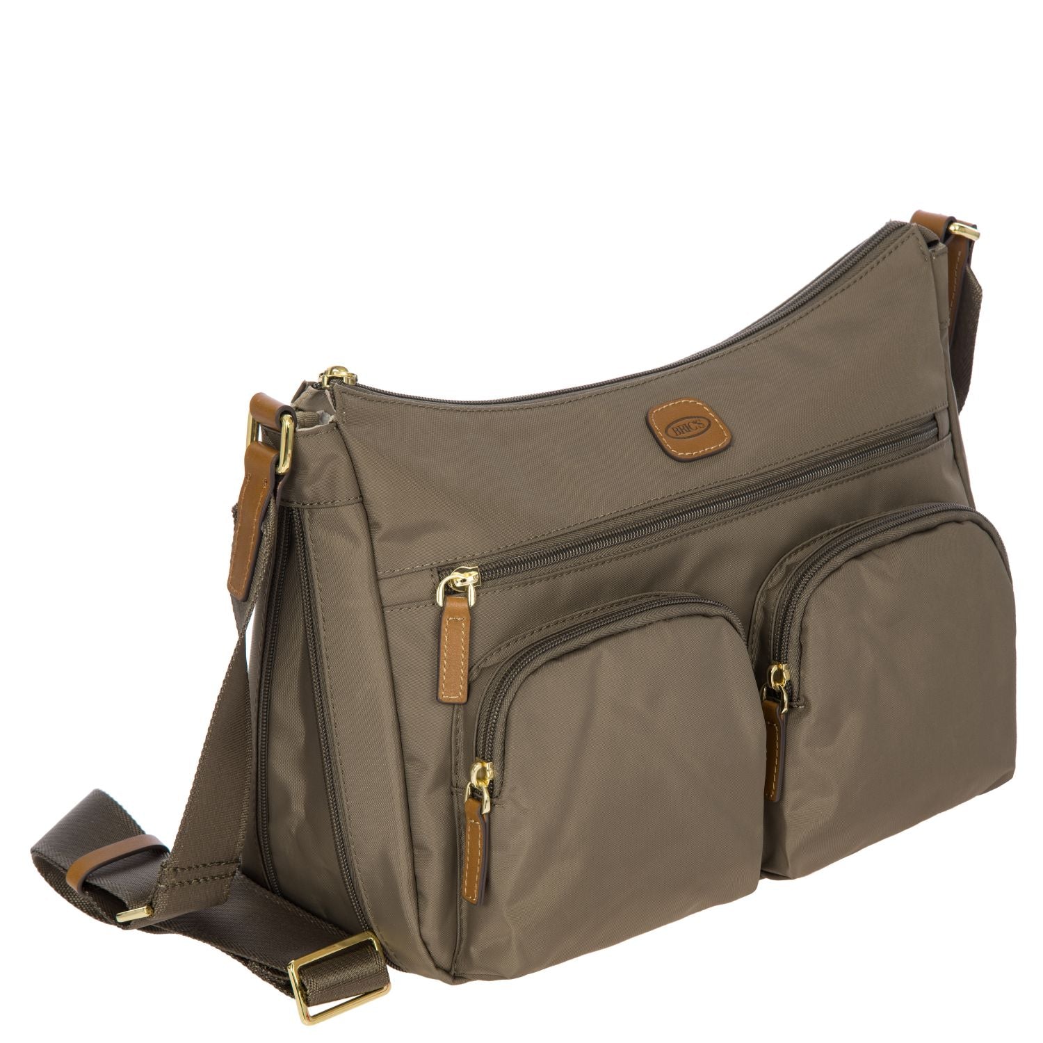 BRIC'S X-Bag Expandable Shoulder Bag (Nut)