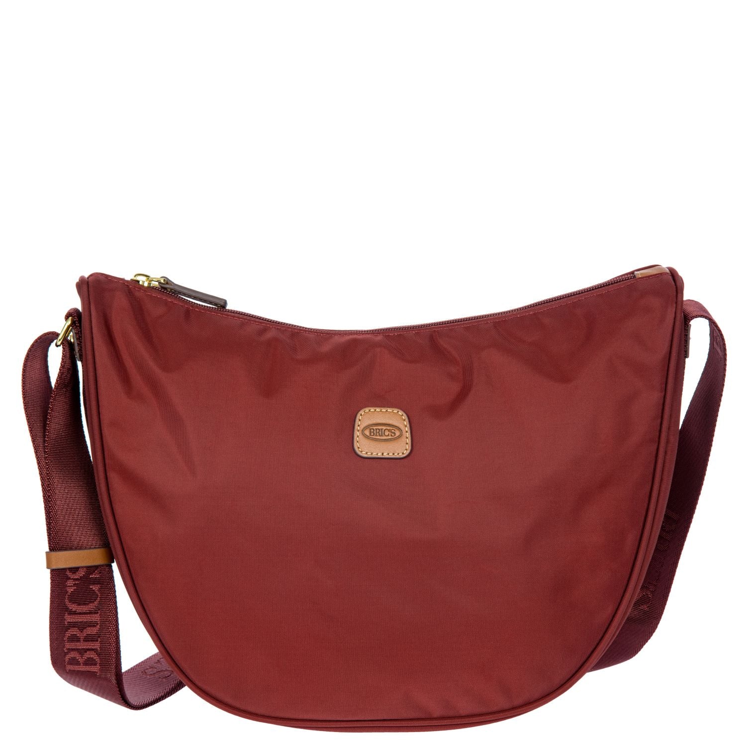 Bric's X-Bag Half Moon Bag-M (Bordeaux)