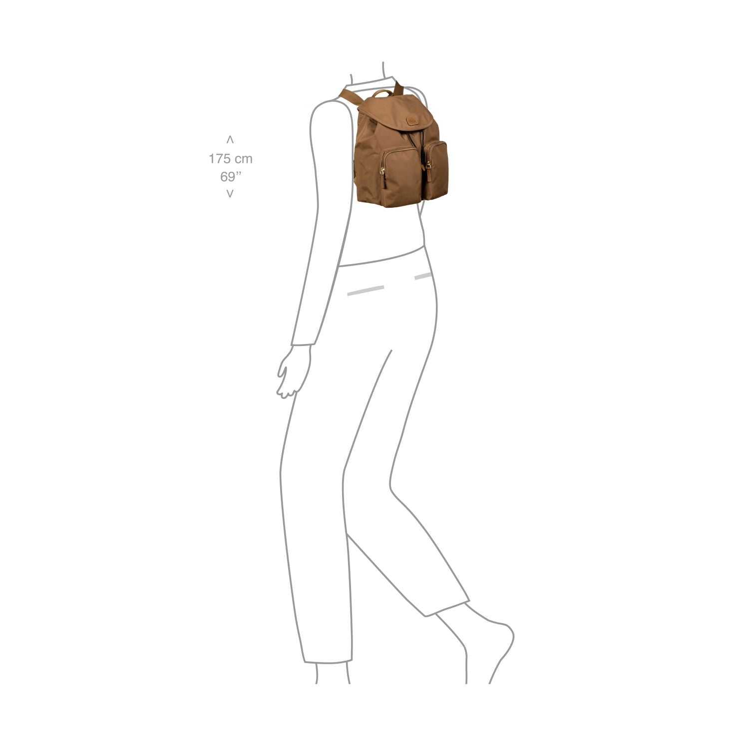 BRIC'S X-Travel City Backpack (Brownie)