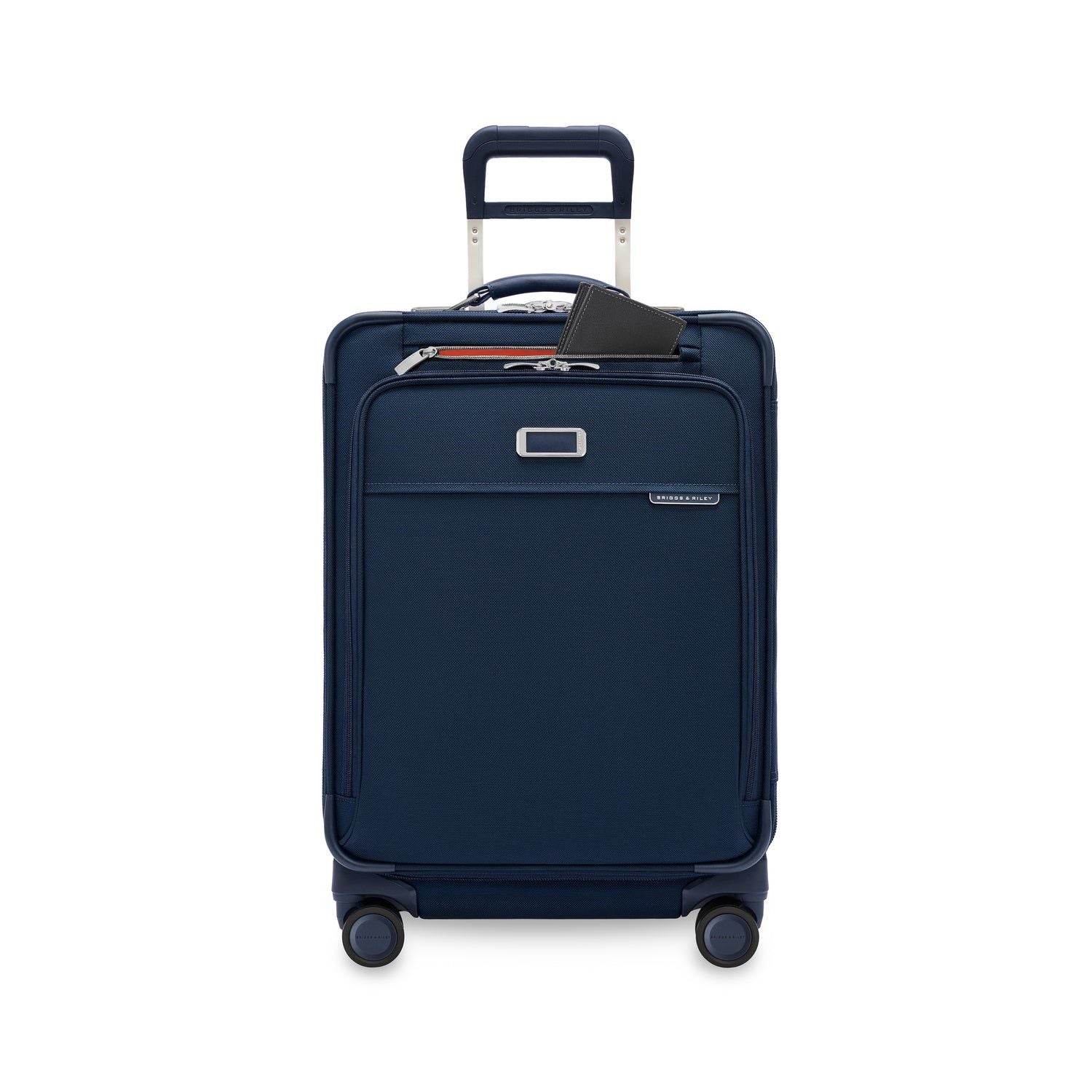 Briggs & Riley Baseline Compact Checked Expandable Spinner - Navy